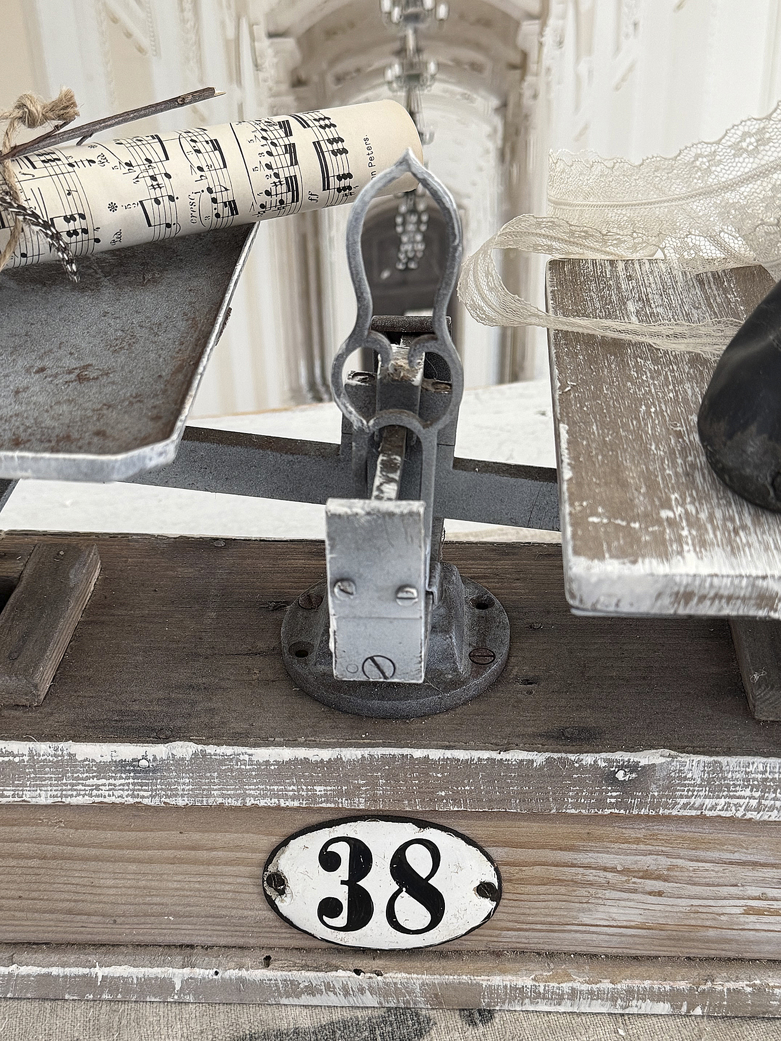 Alte Balkenwaage Nr. 38 – seltenes Vintage-Exemplar***