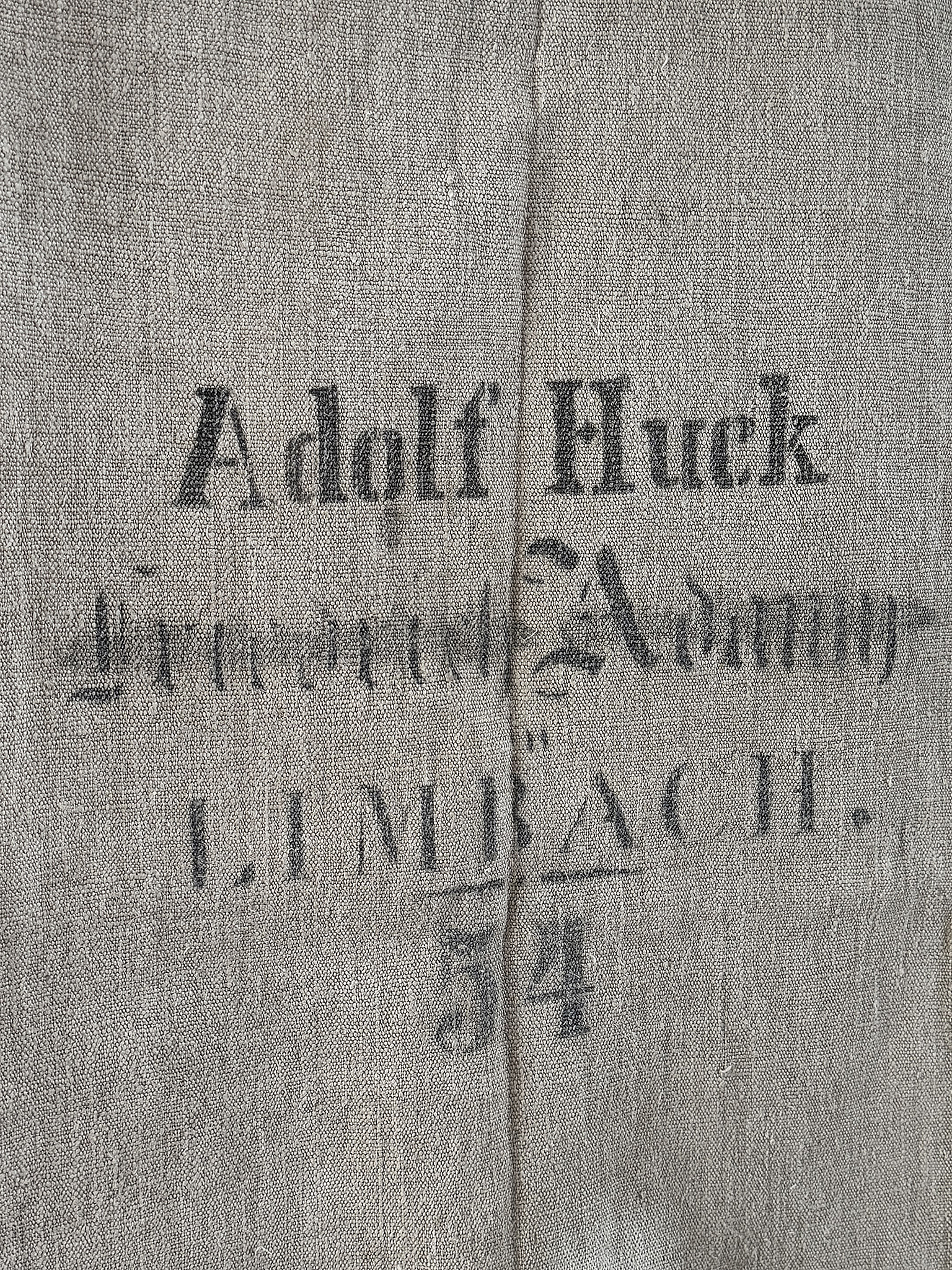 Alter Leinensack/ Mehlsack 54***