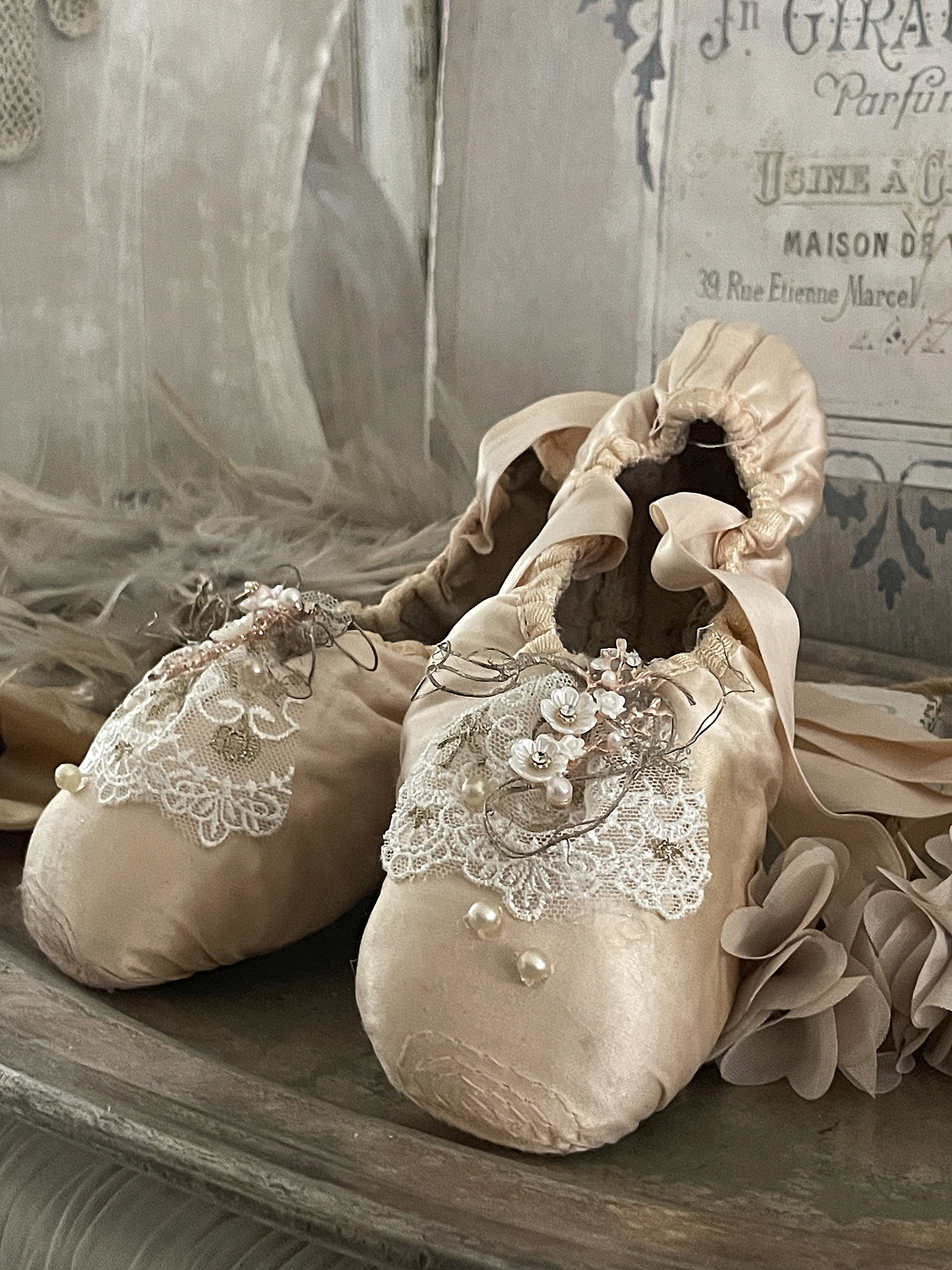 Spitzenschuhe Brocante mit Spitze*** Spitzenschuhe Brocante mit Spitze***