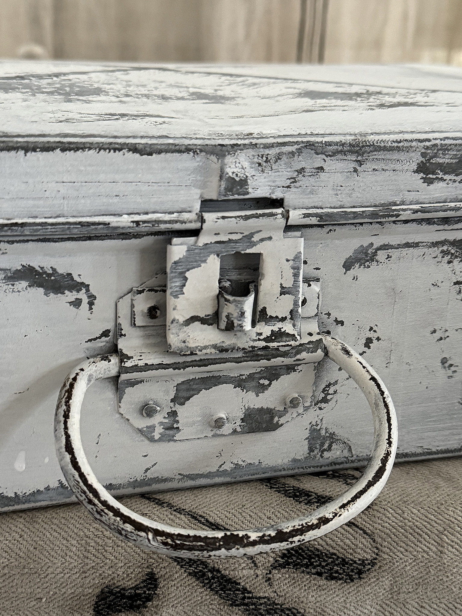  Alte wertige Klappkiste aus Zink***