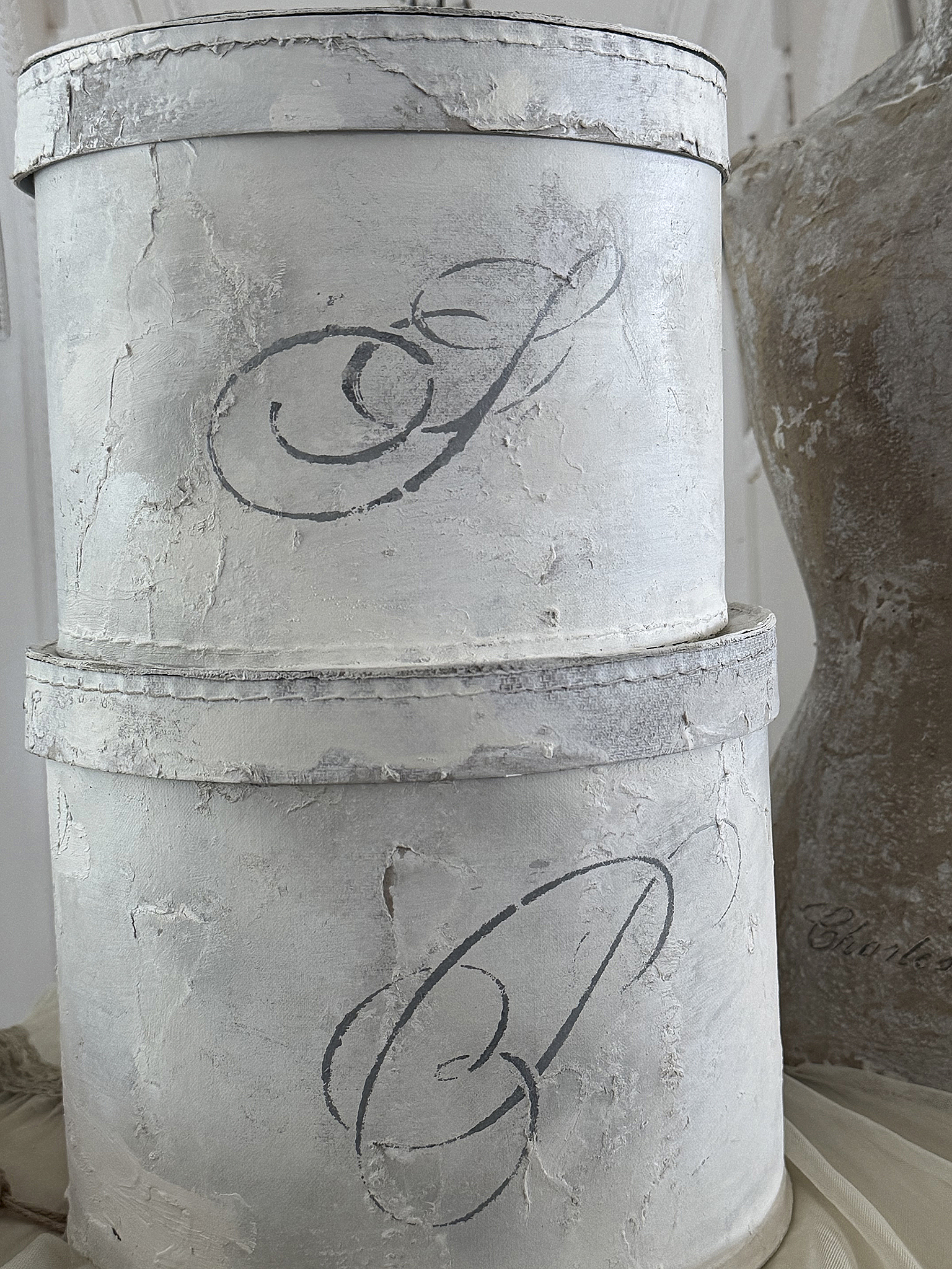 Charmantes Schachtel-Duo im Shabby-Chic***