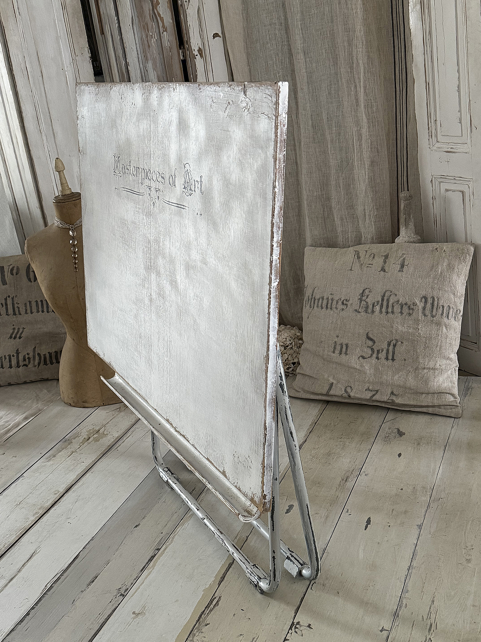 Alter Architekten-Tisch „Masterpieces of Art“***