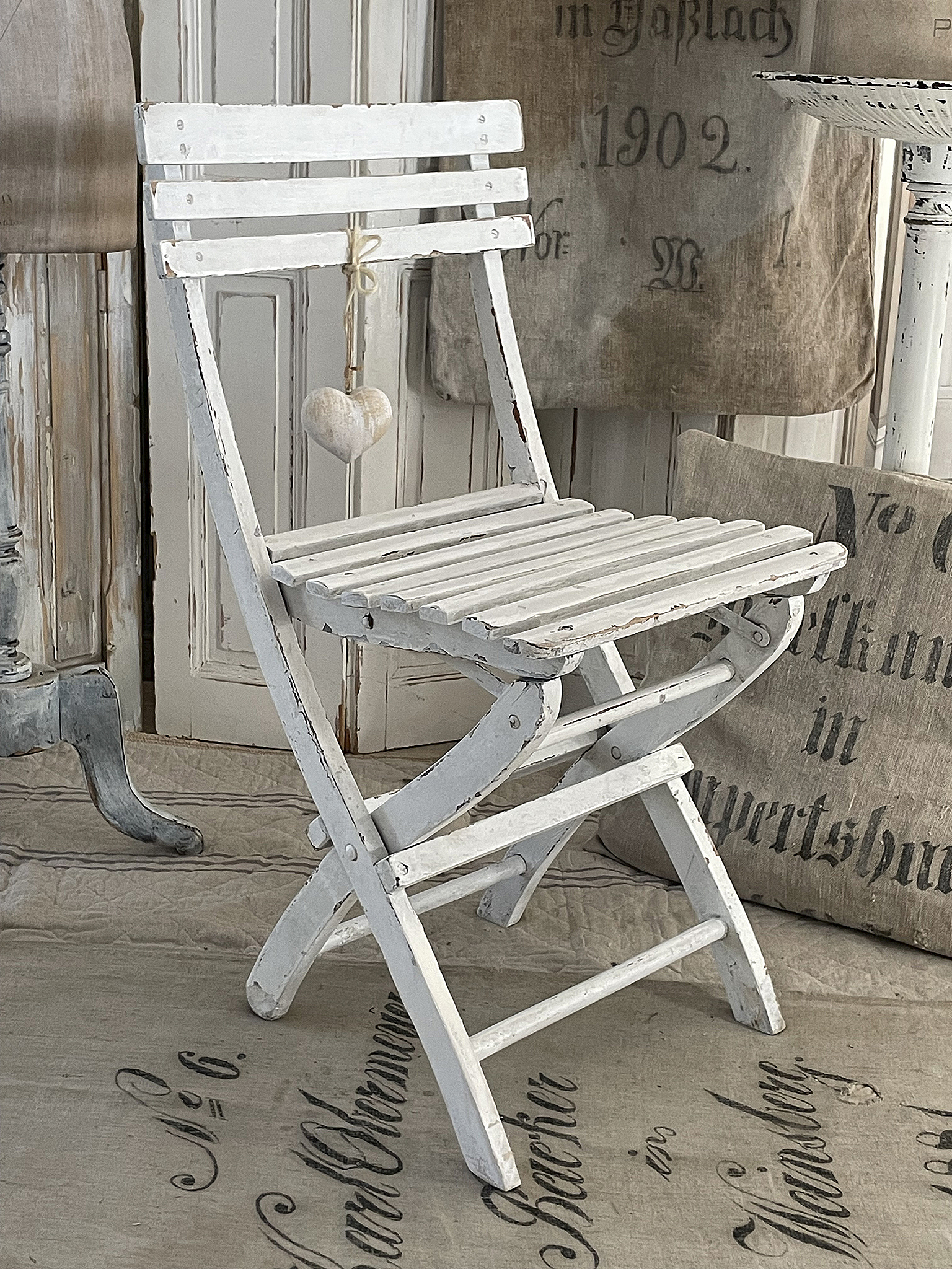 Alter Klappstuhl Shabby-pur*** Alter Klappstuhl Shabby-pur***