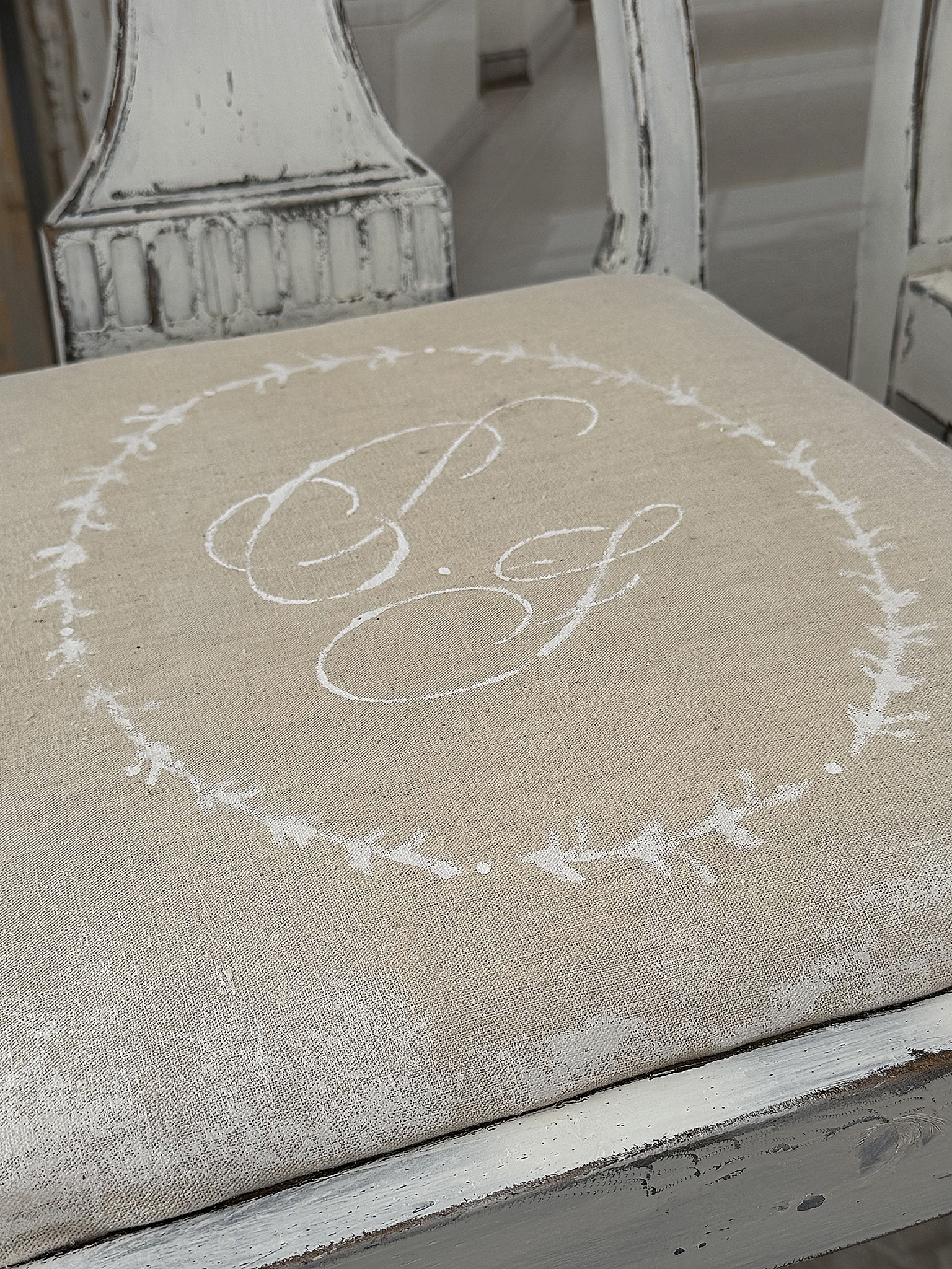 Edler antiker Shabby-Stuhl***