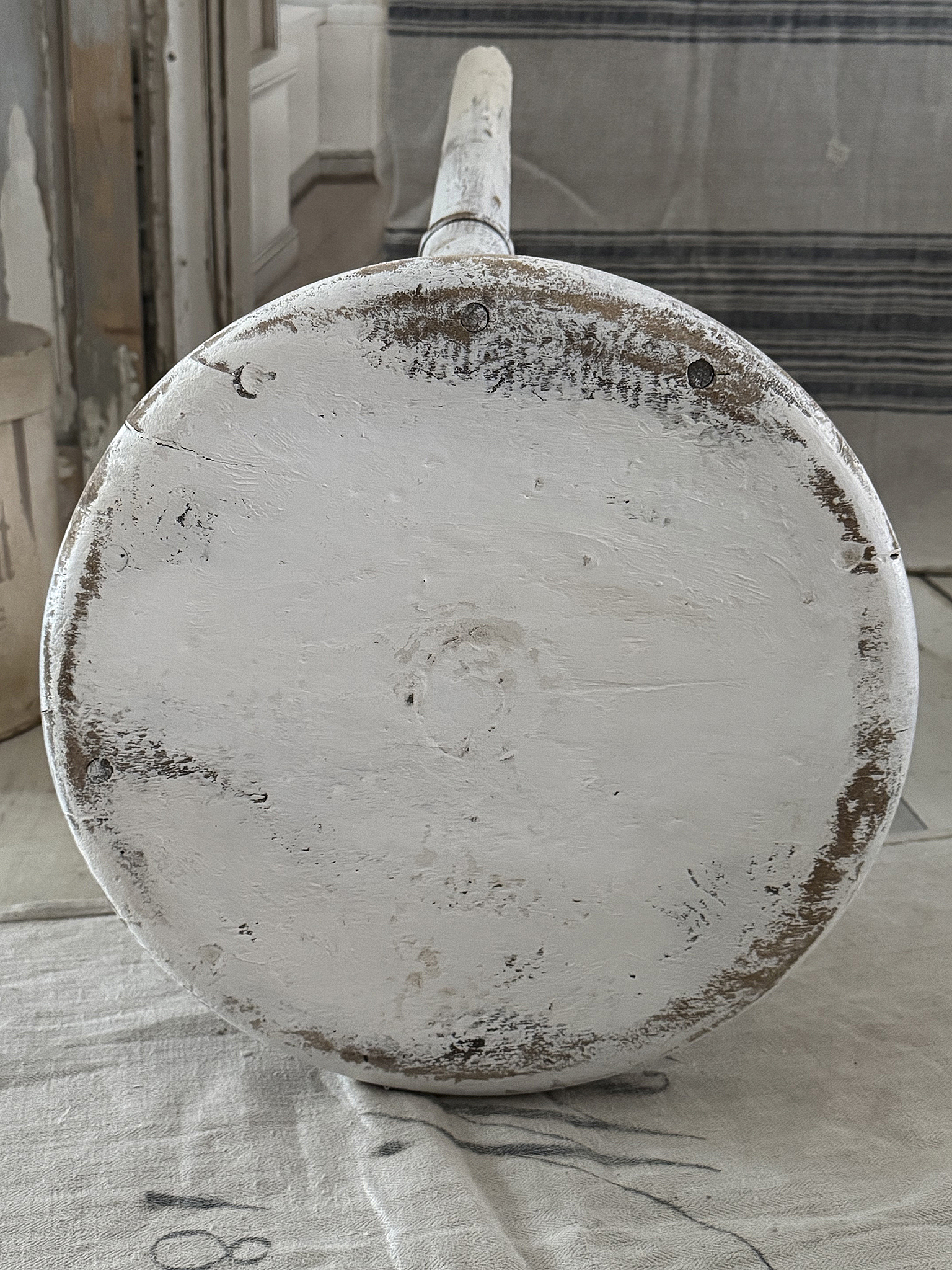 Alter, robuster Bauernhocker Vintage***