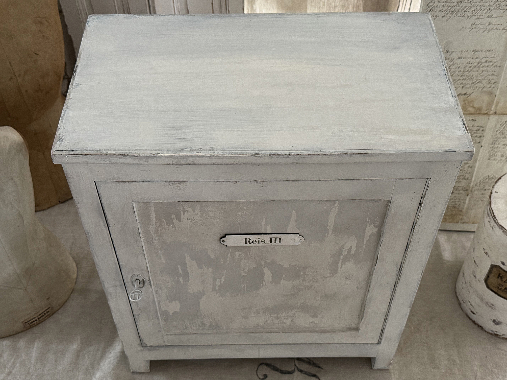 Brocante alter Ladenschrank Reis III***