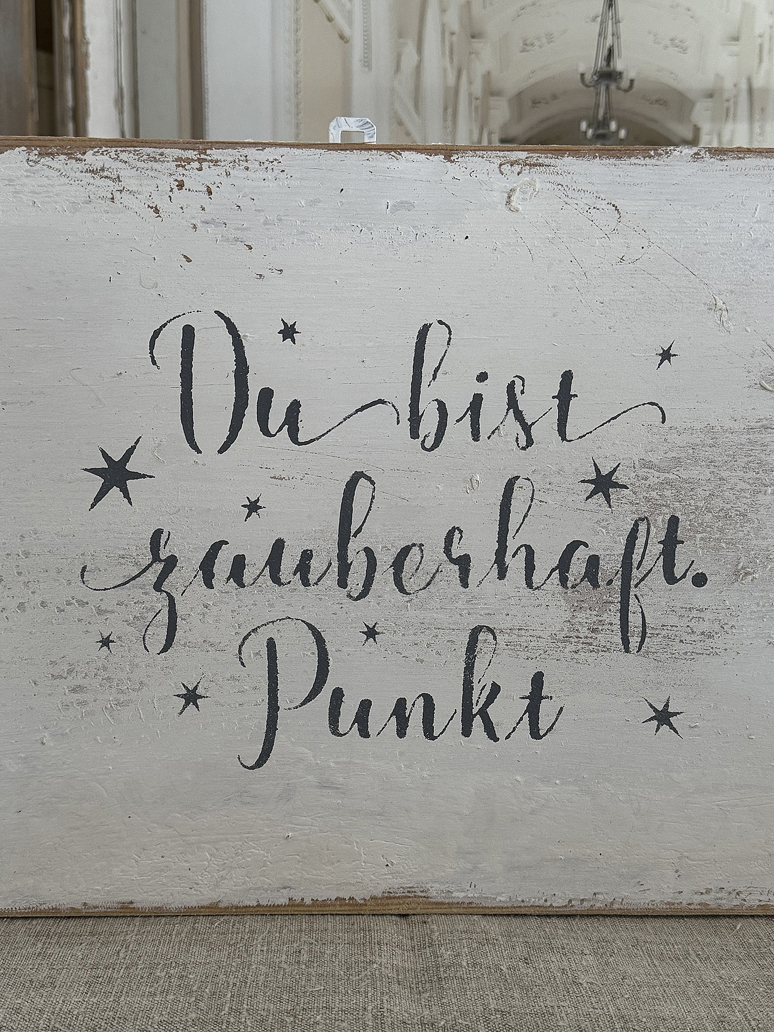 Charmantes Shabby-Holz Bild Zauberhaft***