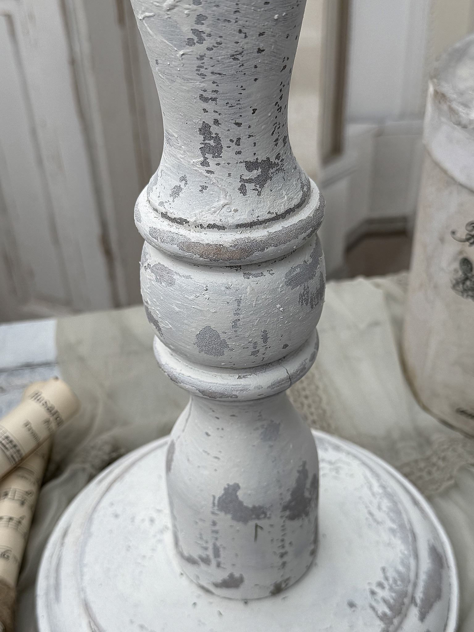 Alte Holzsäule im weißen Kleid*** Alte Holzsäule im weißen Kleid***