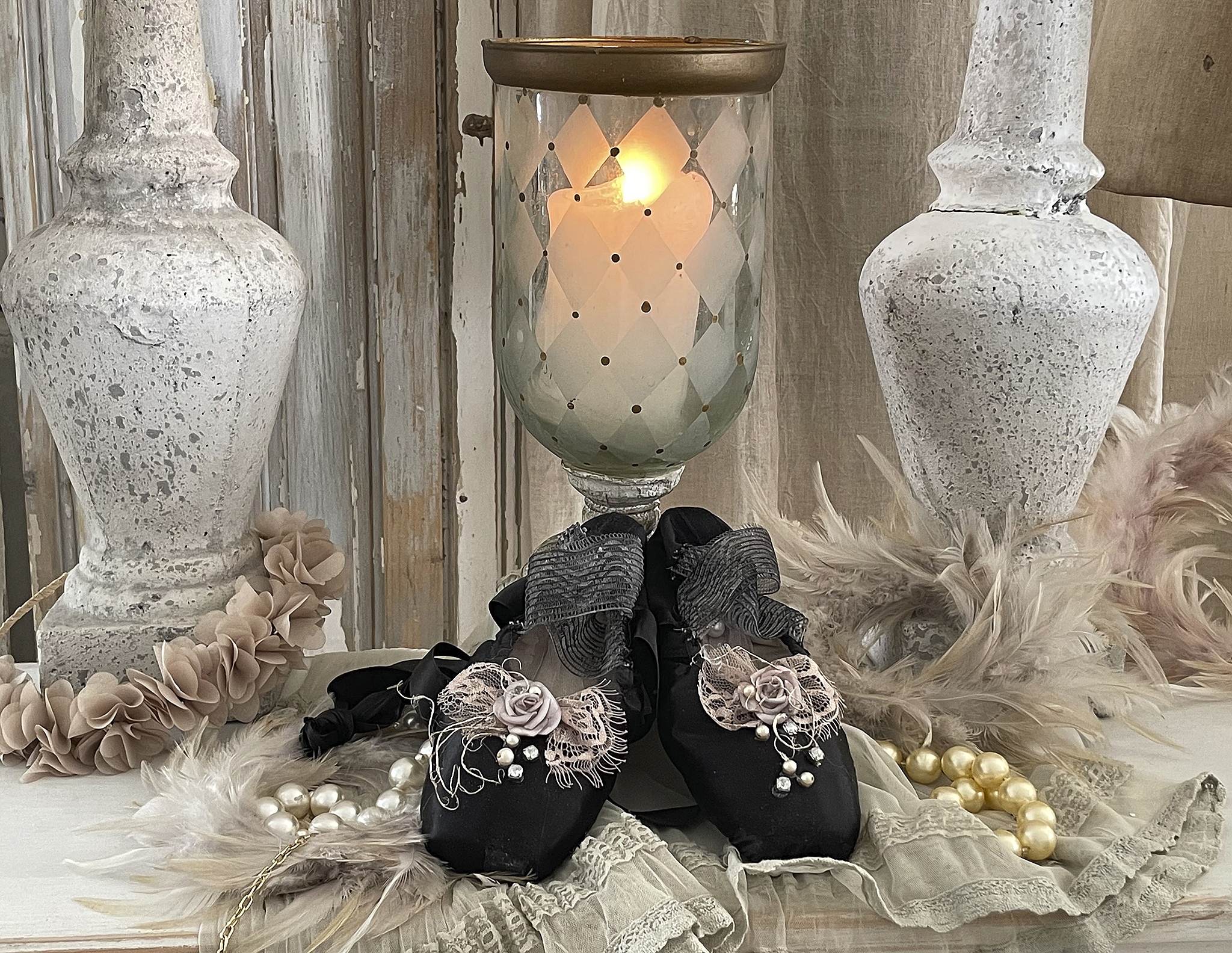 Ballettschuhe Black swan taupe***