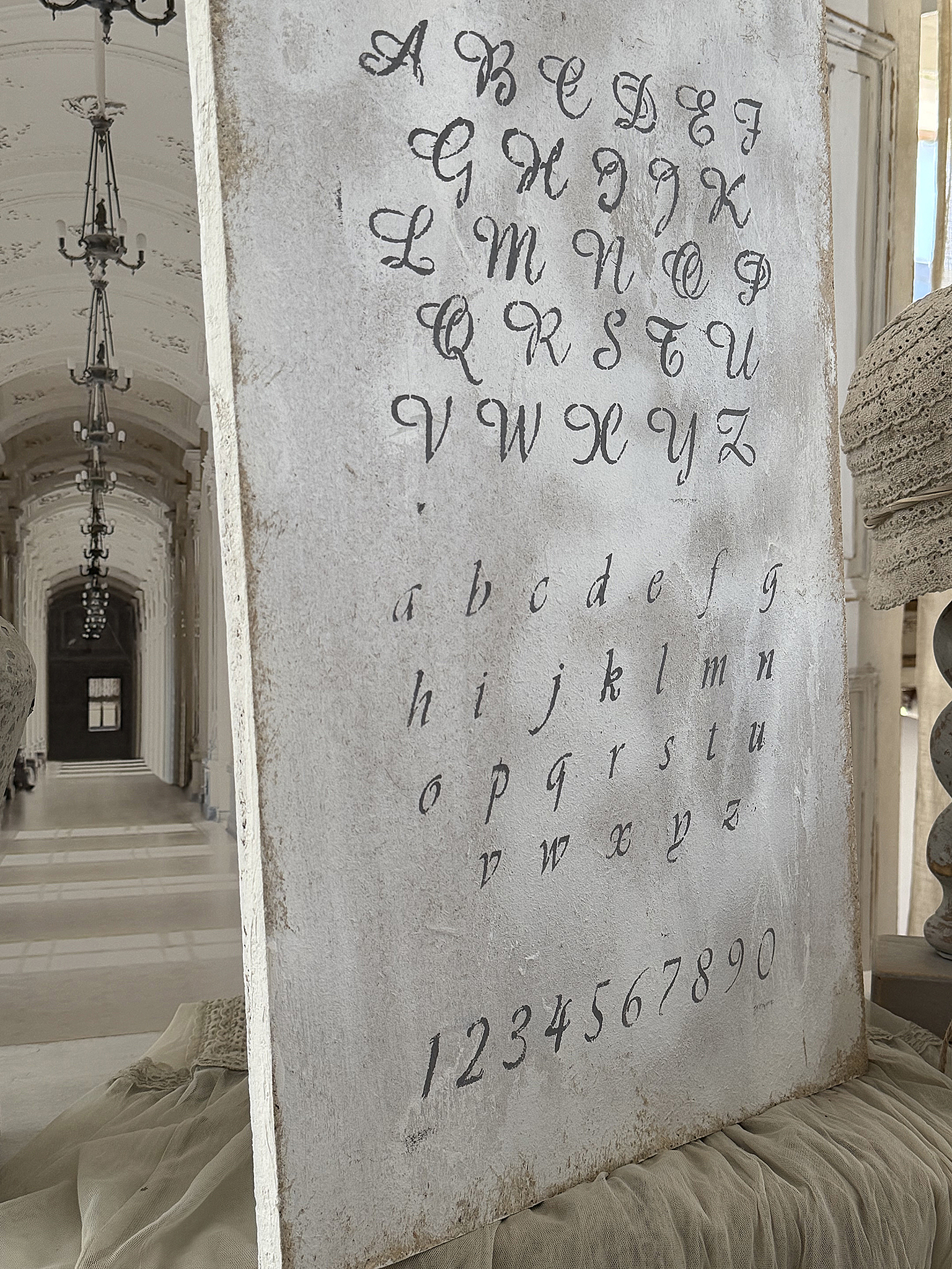 Charmantes Shabby-Holzbild „ABC“ 2***