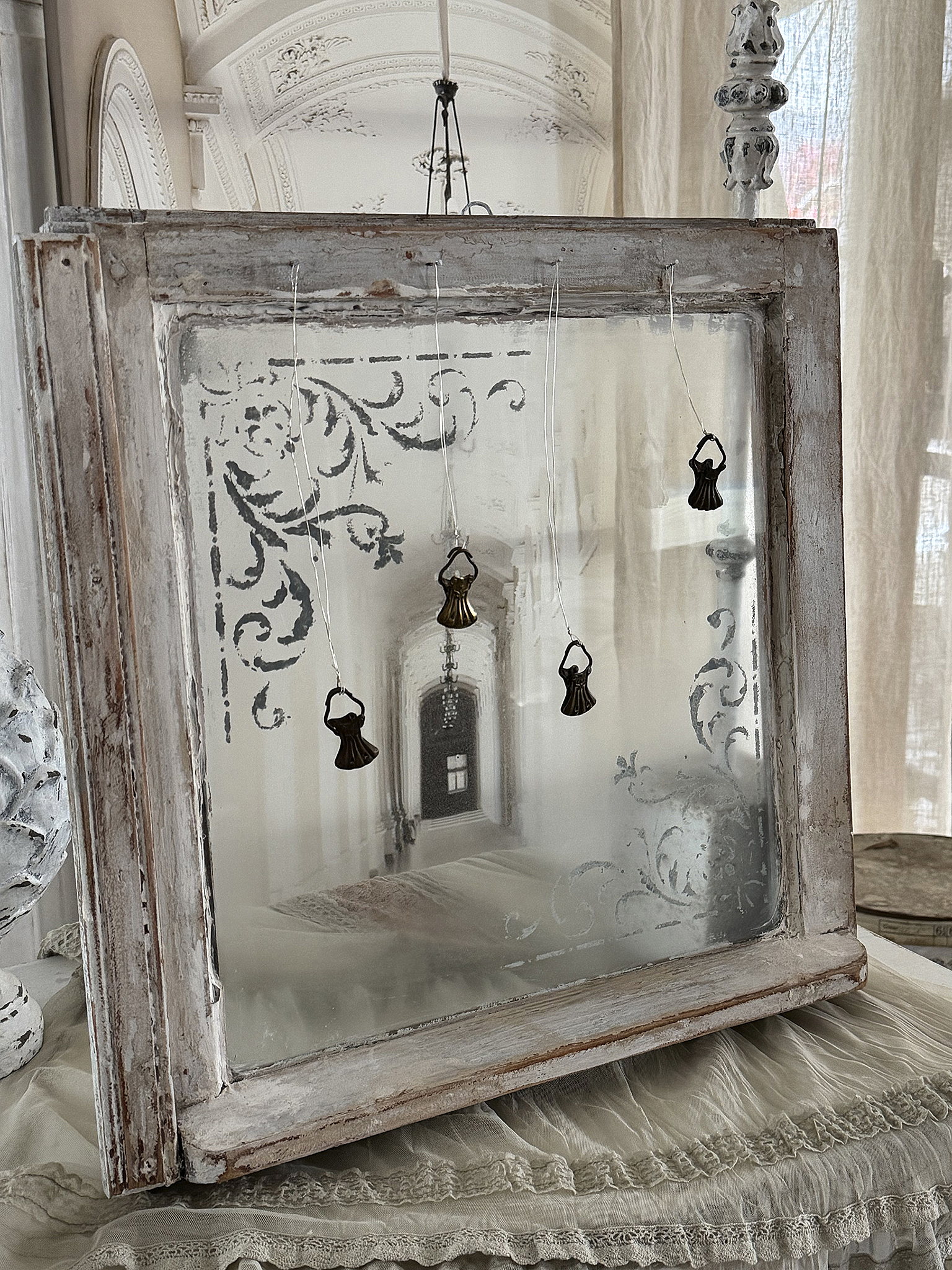 Kleines antikes Fenster – Memo-Board mit Charme*** Kleines antikes Fenster – Memo-Board mit Charme***