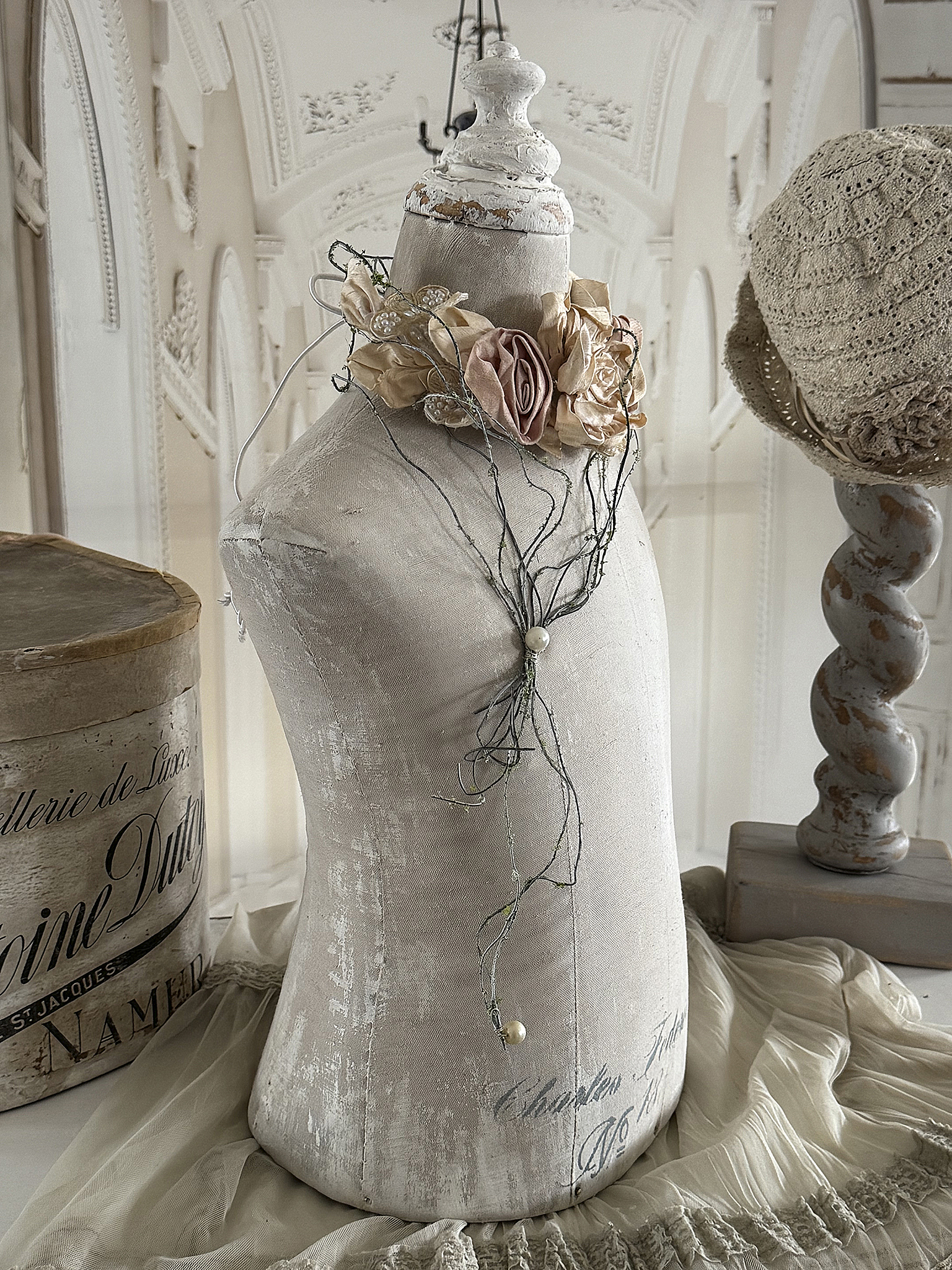 Antike romantische Schneiderpuppe / Torso Kind ***