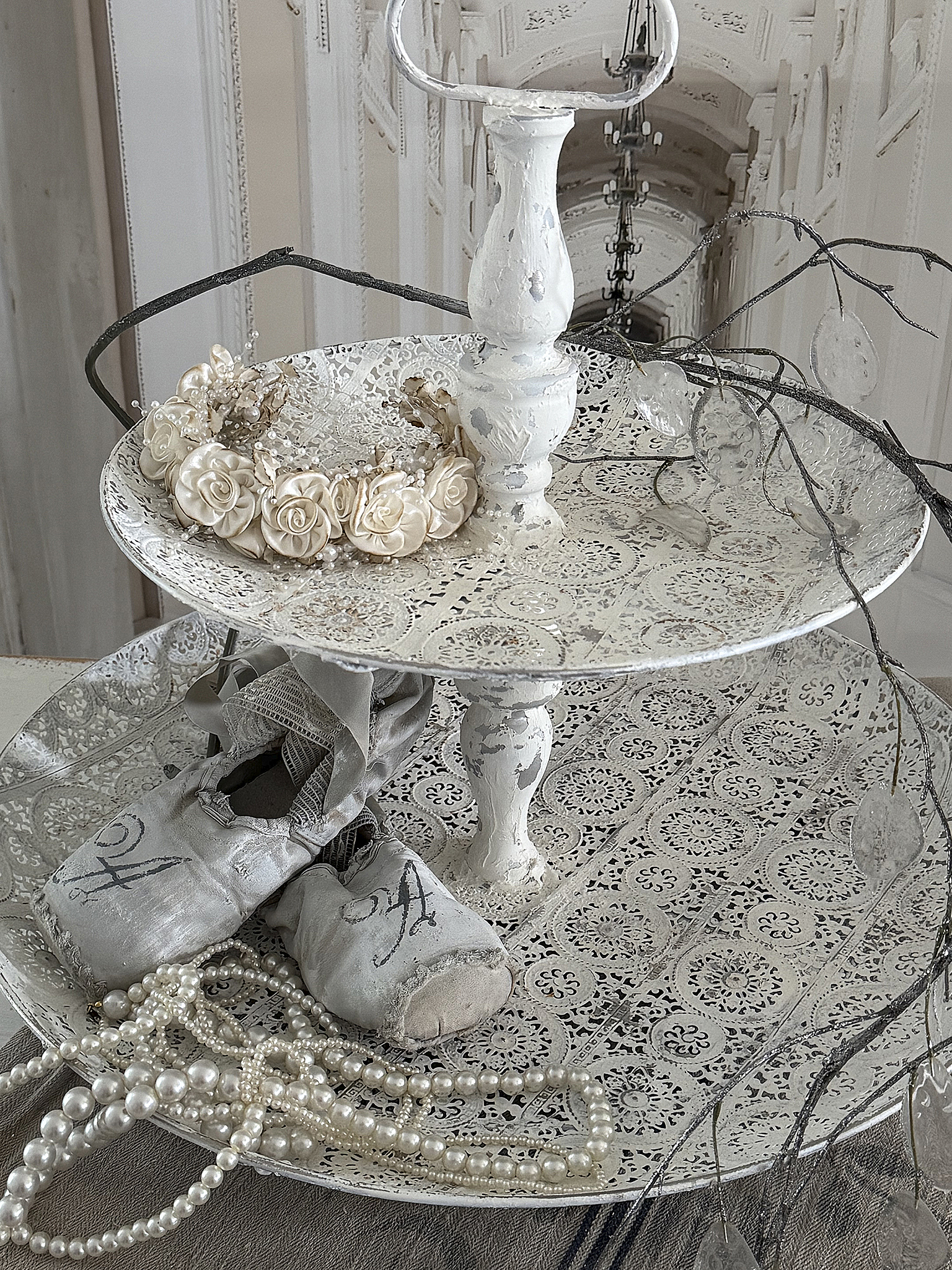  Große Metalletagere im Shabby Chic – dekorativ & funktional***
