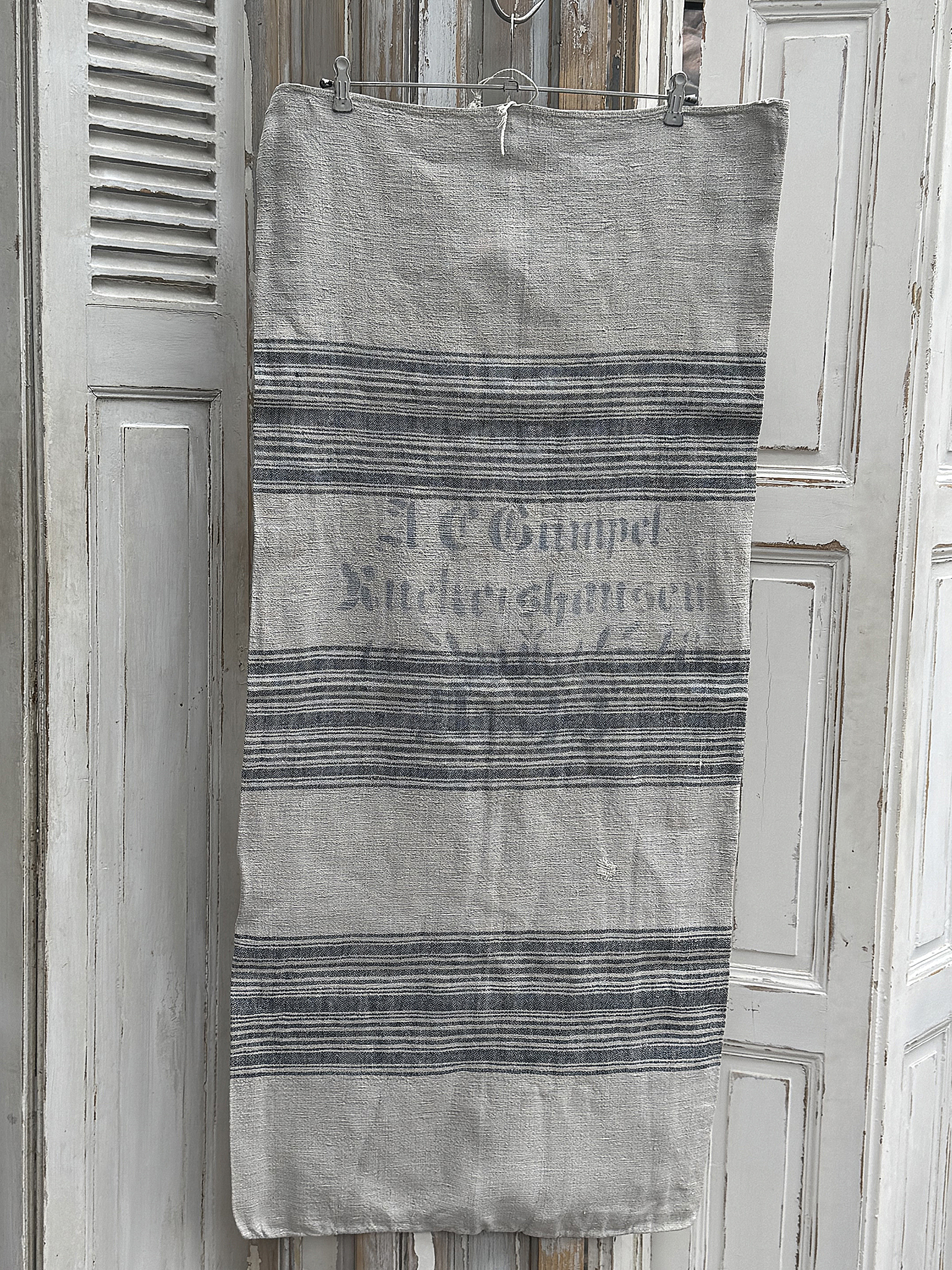 Schöner alter Leinensack mit Originaldruck 1918***