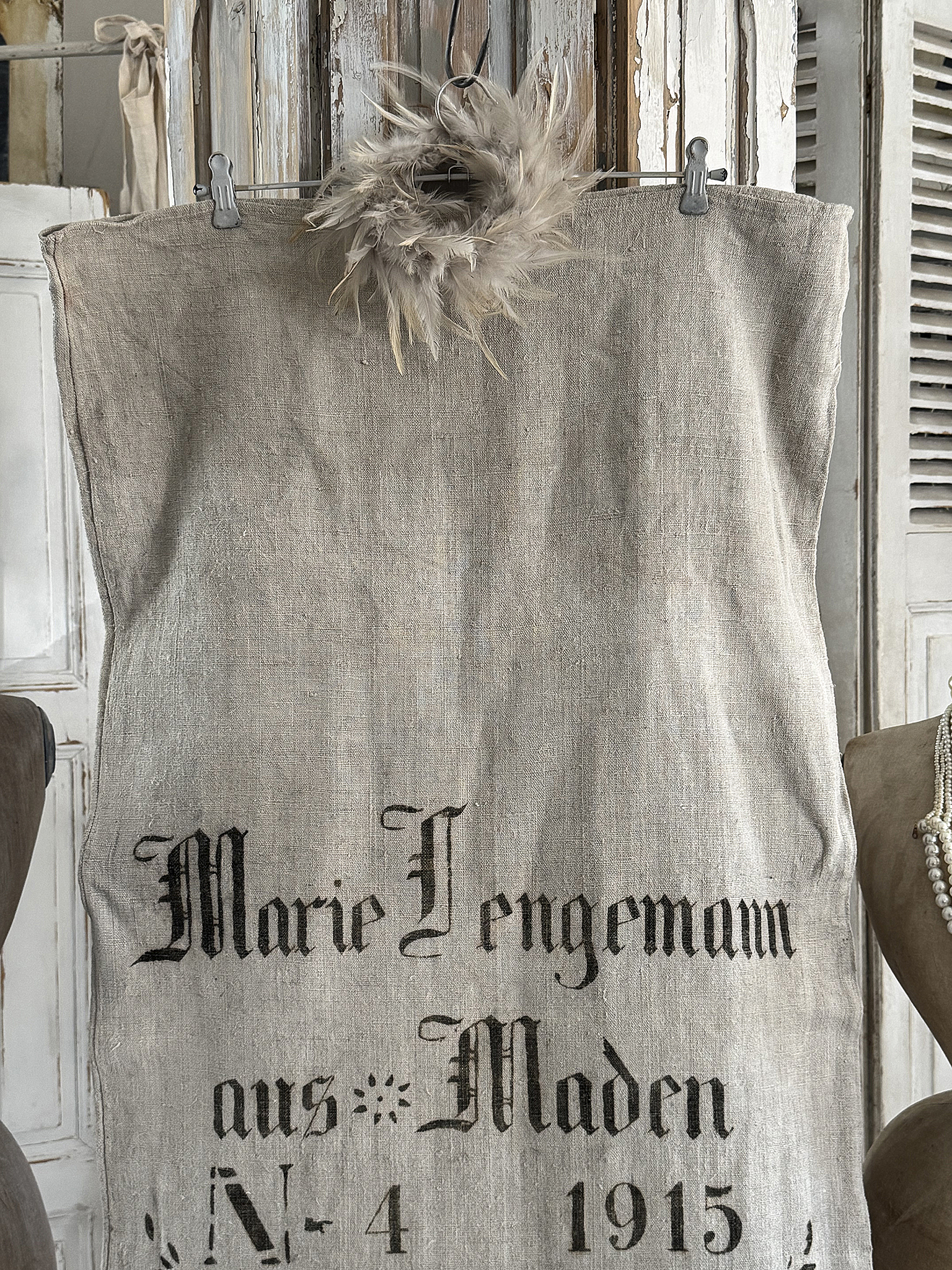 Antiker Mehlsack von 1915 – Nr. 4***