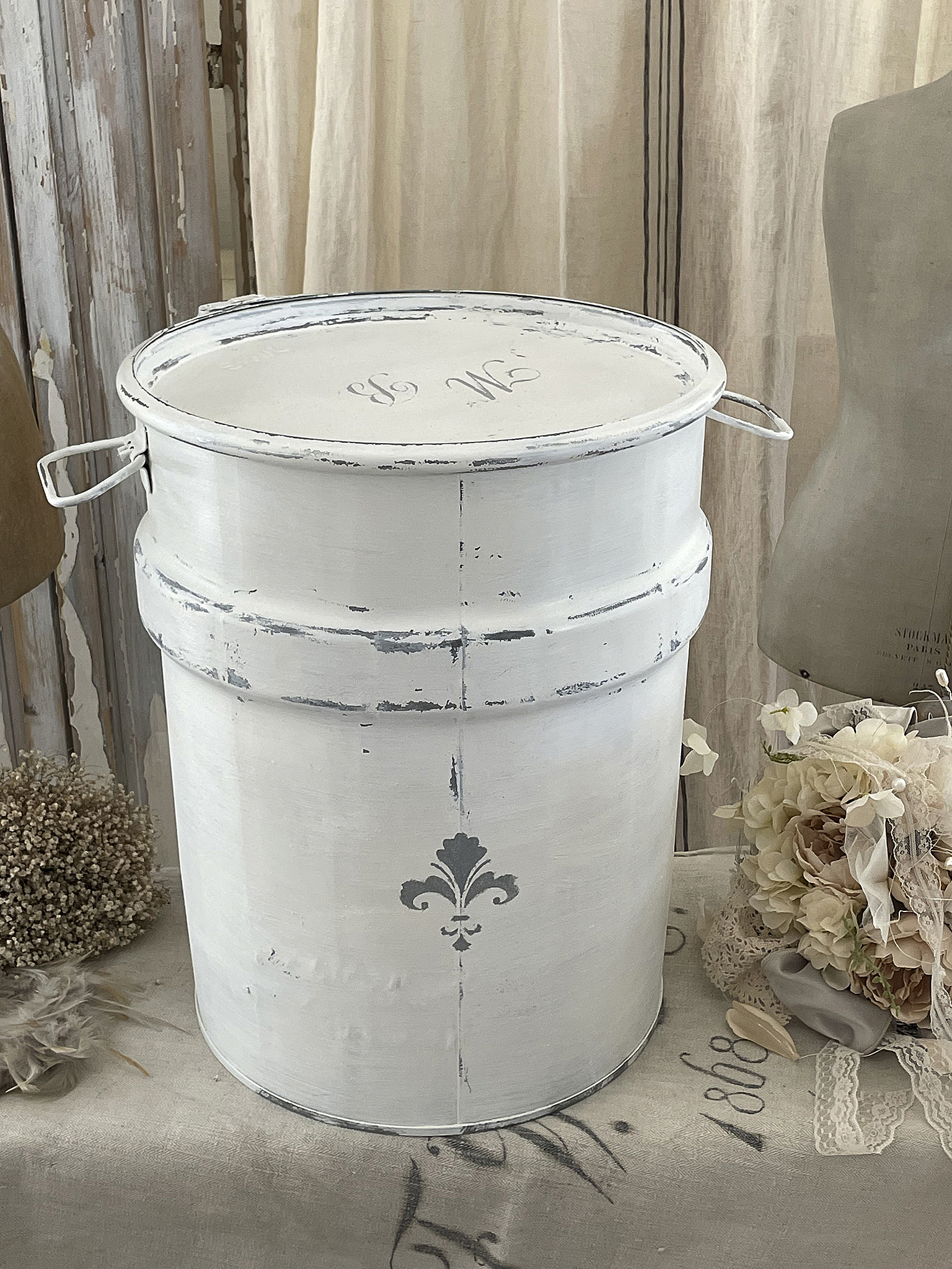 Tonne aus Aluminium Fleura*** Tonne aus Aluminium Fleura***