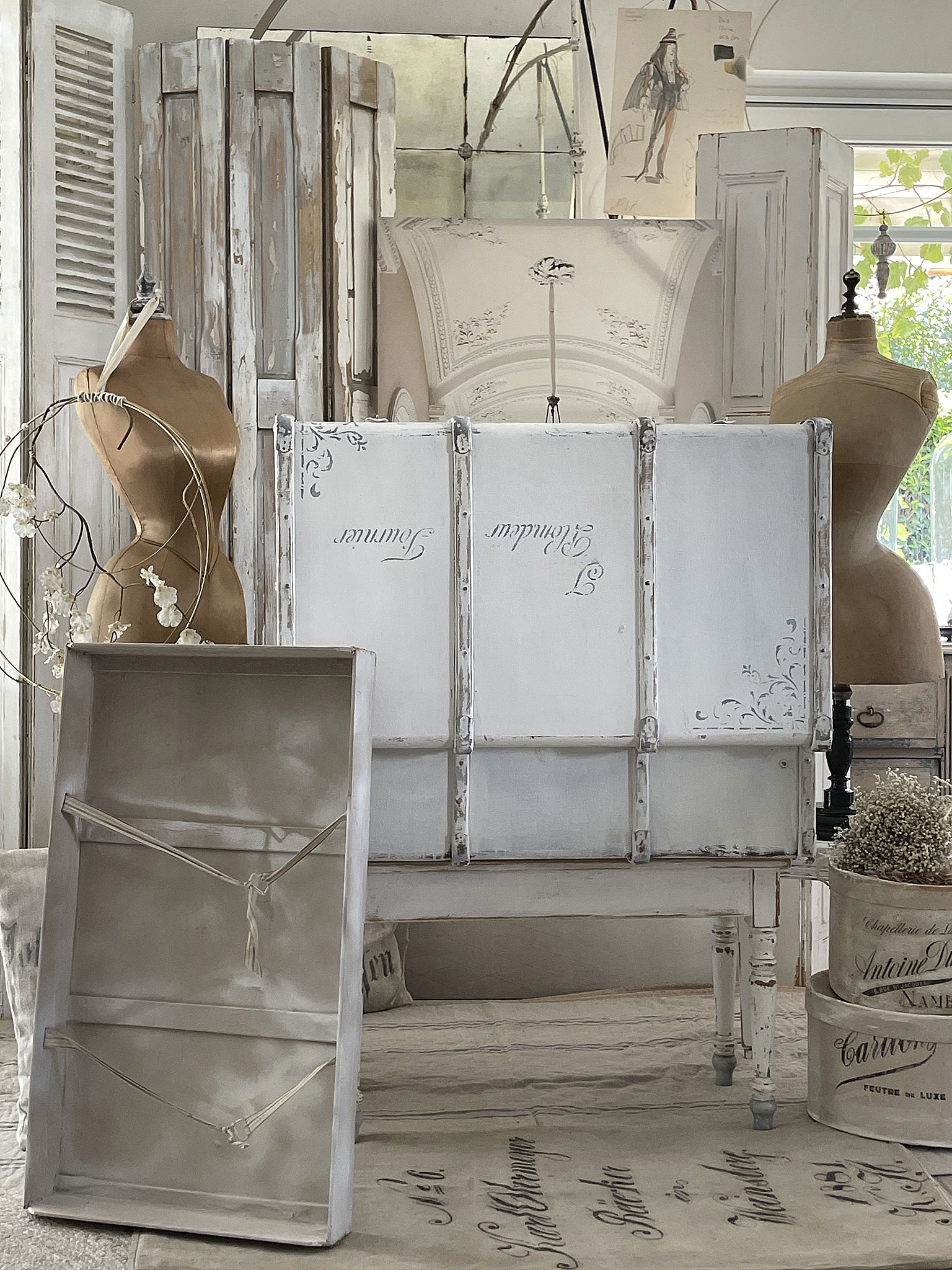 Nostalgischer großer Shabby-Überseekoffer Plomdeur*** Nostalgischer großer Shabby-Überseekoffer Plomdeur***