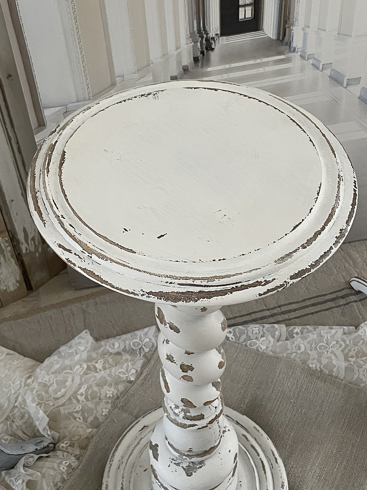 Antike große Holzsäule Shabby-Chic*** Antike große Holzsäule Shabby-Chic***