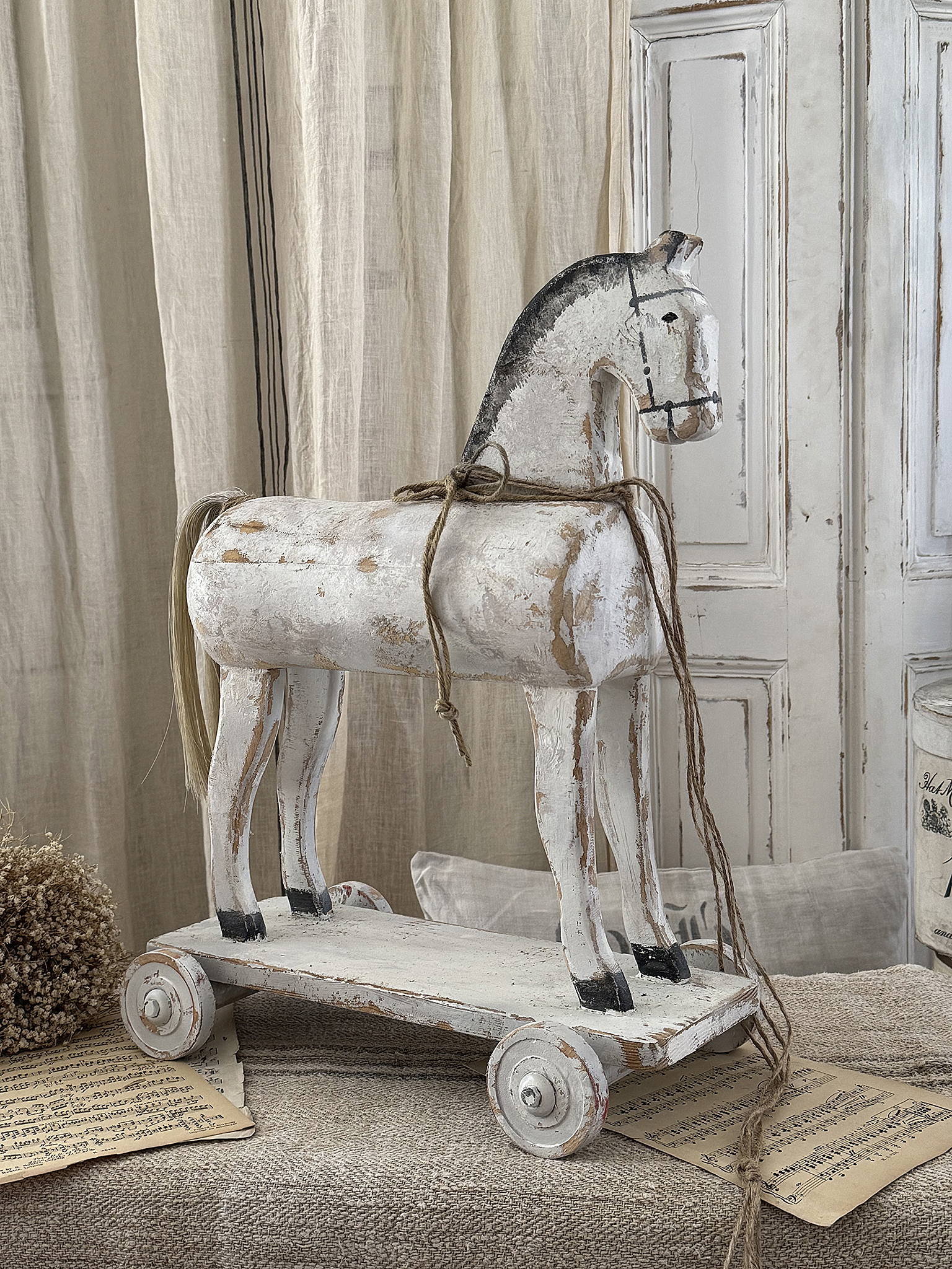 Süßes altes Ziehpferdchen Shabby-pur*** Süßes altes Ziehpferdchen Shabby-pur***