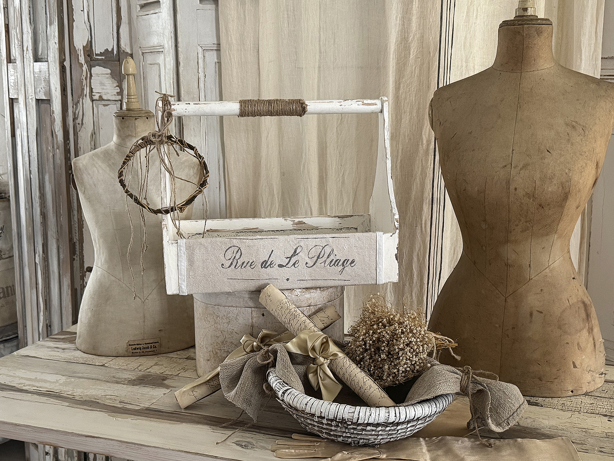 Ausgefallenes Korb-Duo – Vintage-Charme für euer Zuhause***