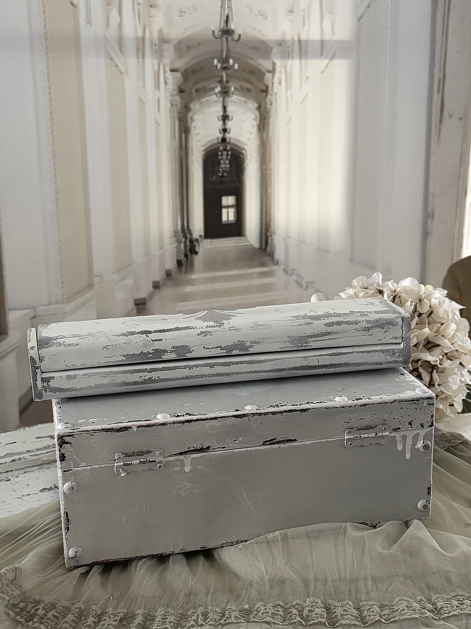 Vintage-Duo alte Kisten  ***