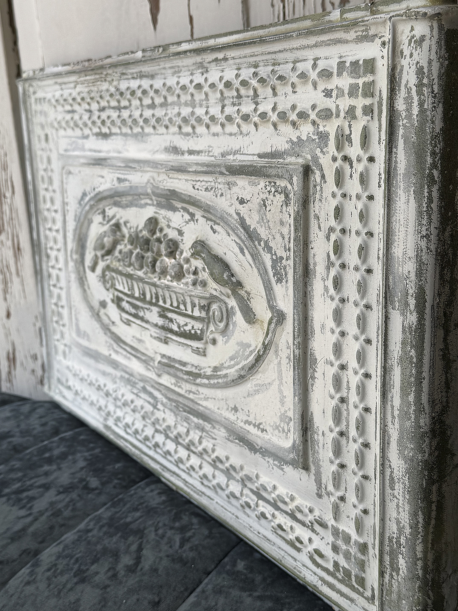 Jugendstil Ofenplatte aus Gusseisen***