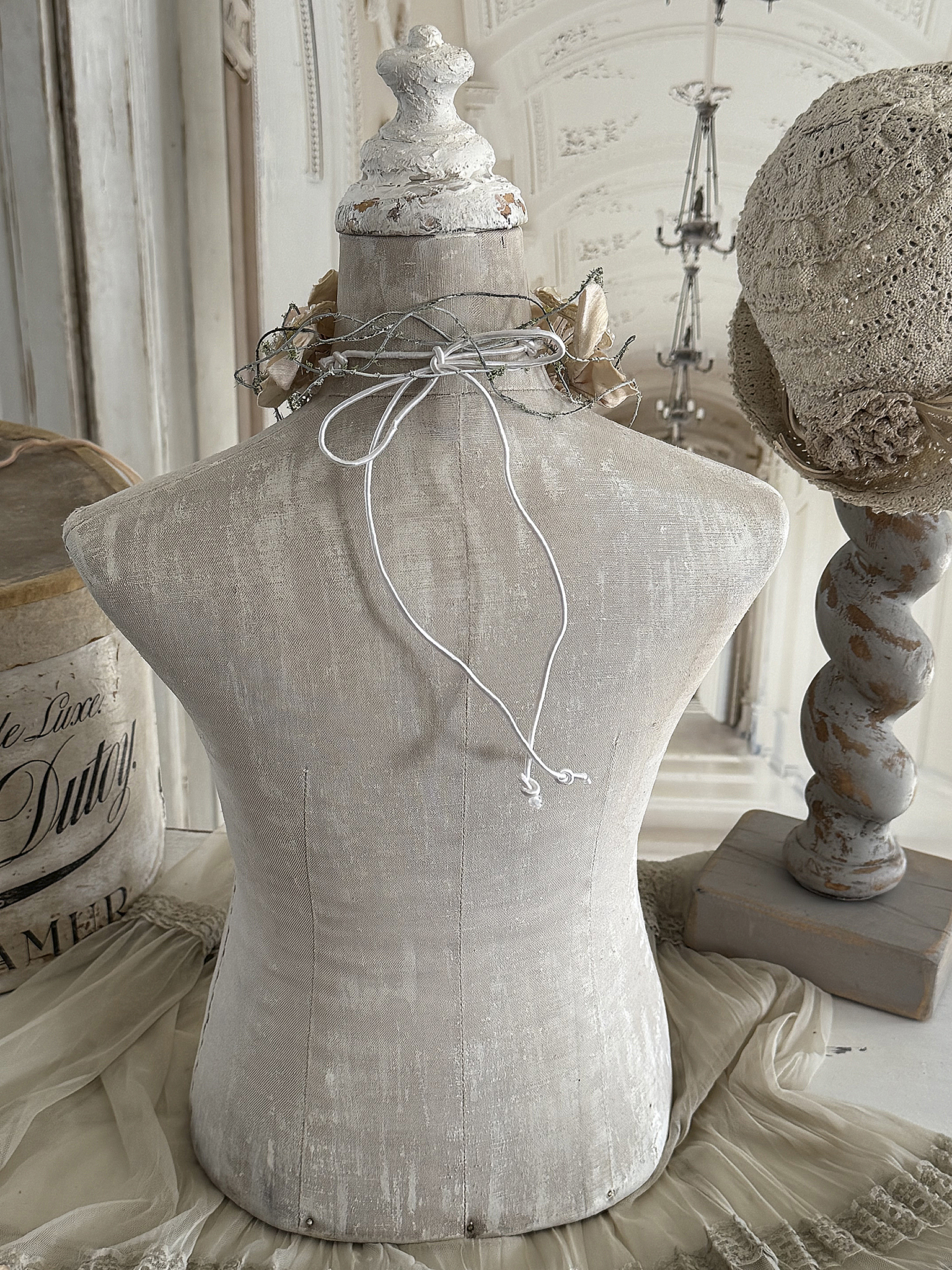 Antike romantische Schneiderpuppe / Torso Kind ***