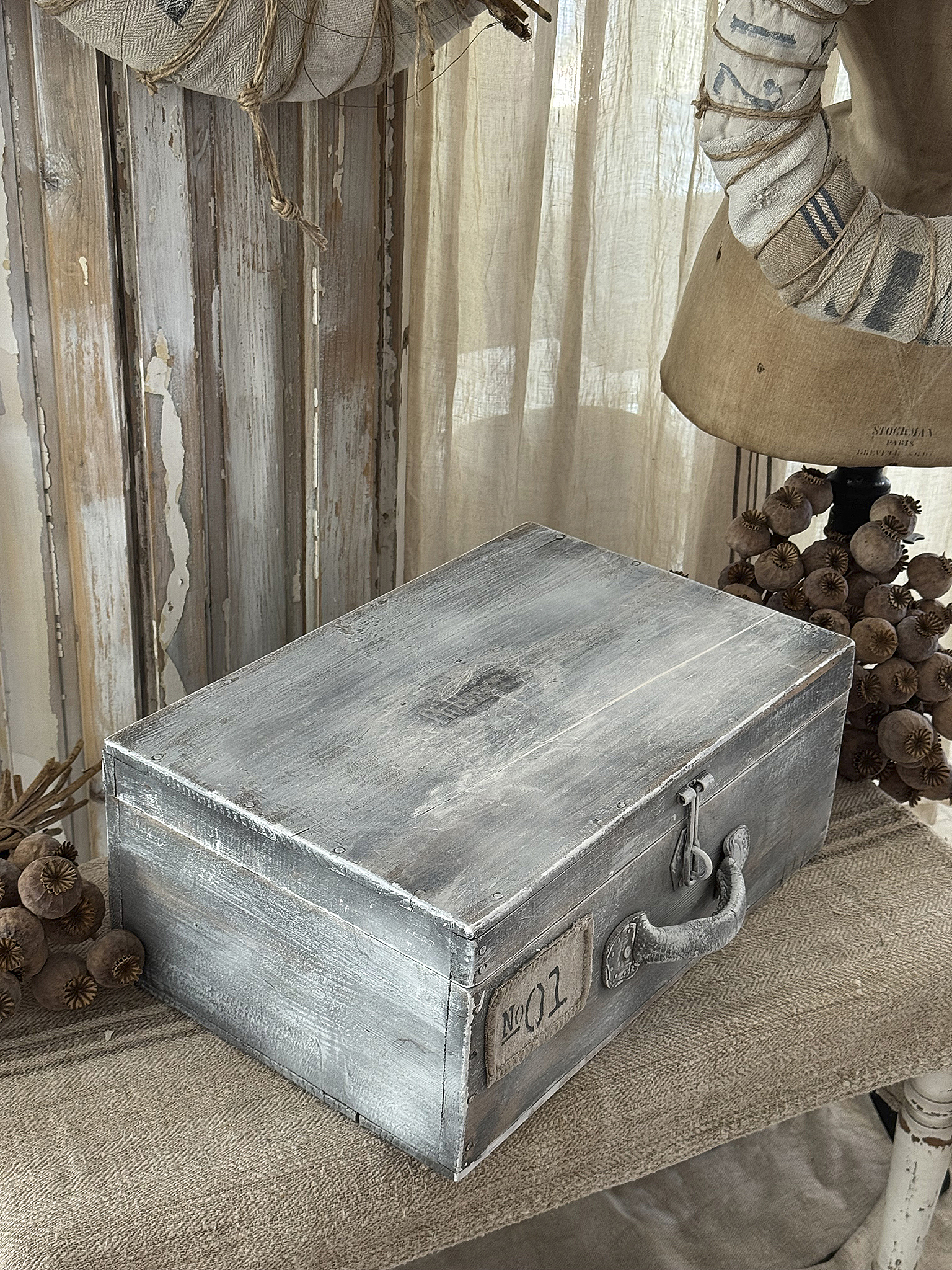 Alte Vintage-Holzkiste No.1***