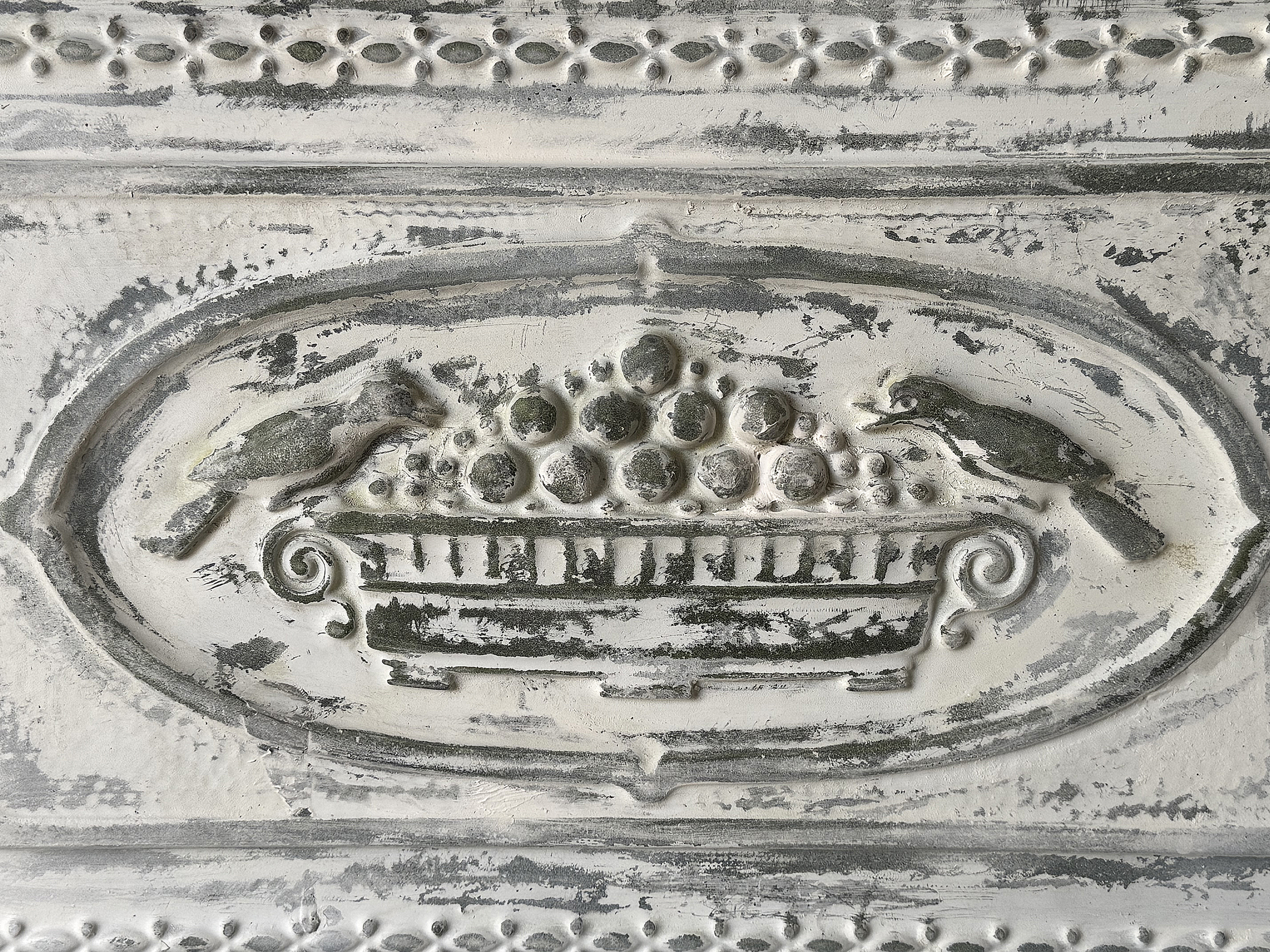 Jugendstil Ofenplatte aus Gusseisen***