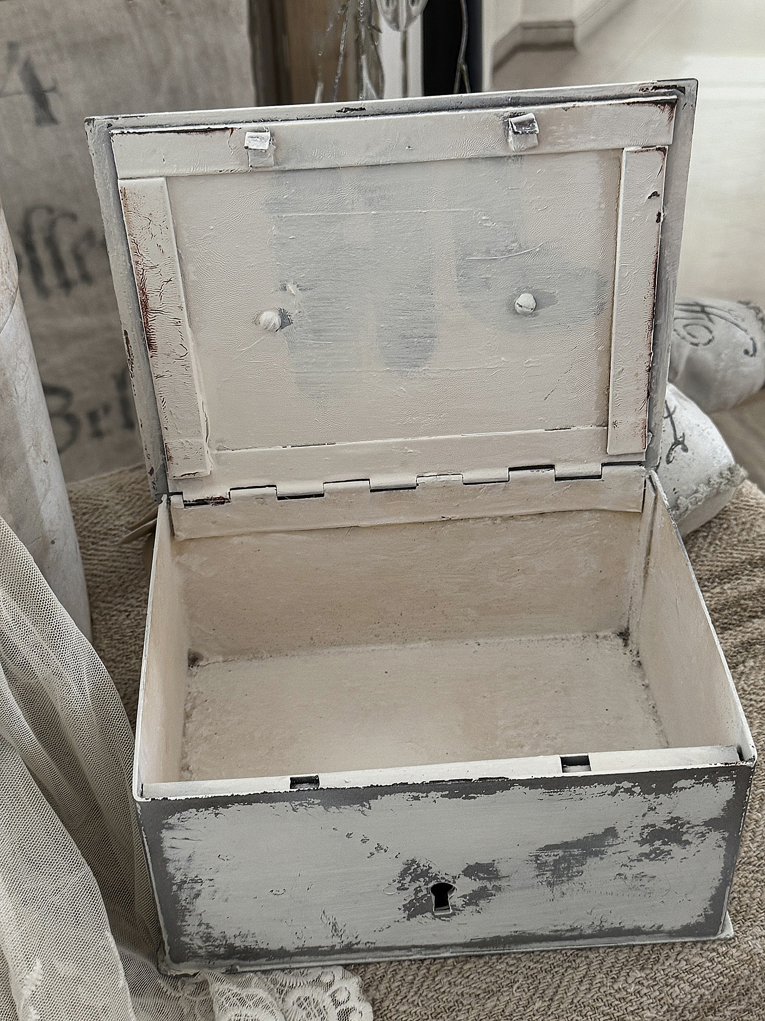 Duo Alte Geldkassette & Vintage-Portemonnaie***
