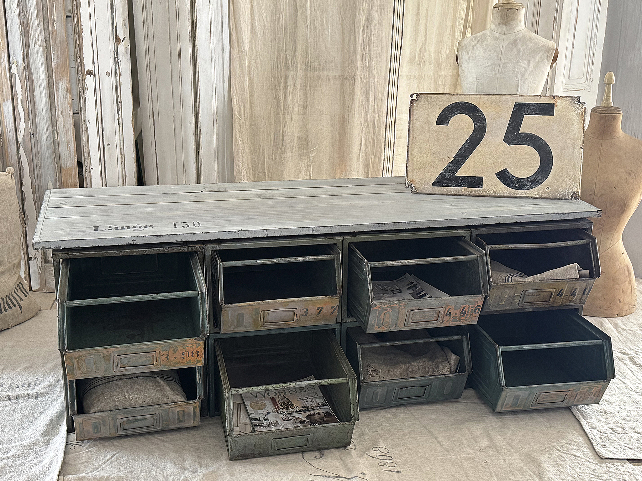 Coole Vintage-Schüttenbank – Ein echtes Unikat für Liebhaber! ***