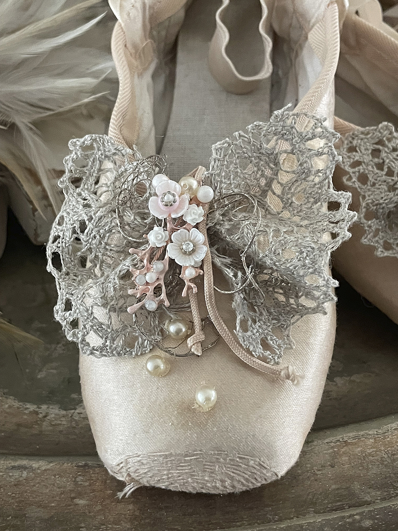 Ballettschuhe Brocante mit Spitze*** Ballettschuhe Brocante mit Spitze***