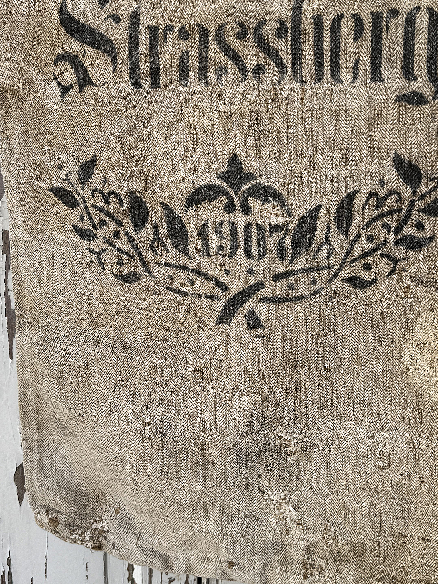  Antiker Leinensack aus dem Jahre 1907 – ein ehrliches Stück Vergangenheit***