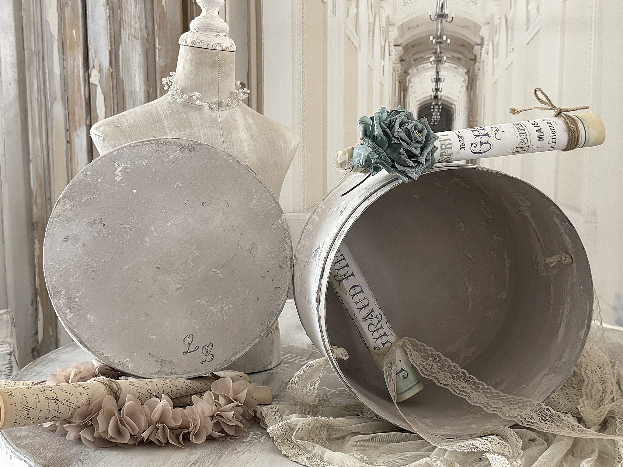 Charmante Hutschachtel mit Deko*** 