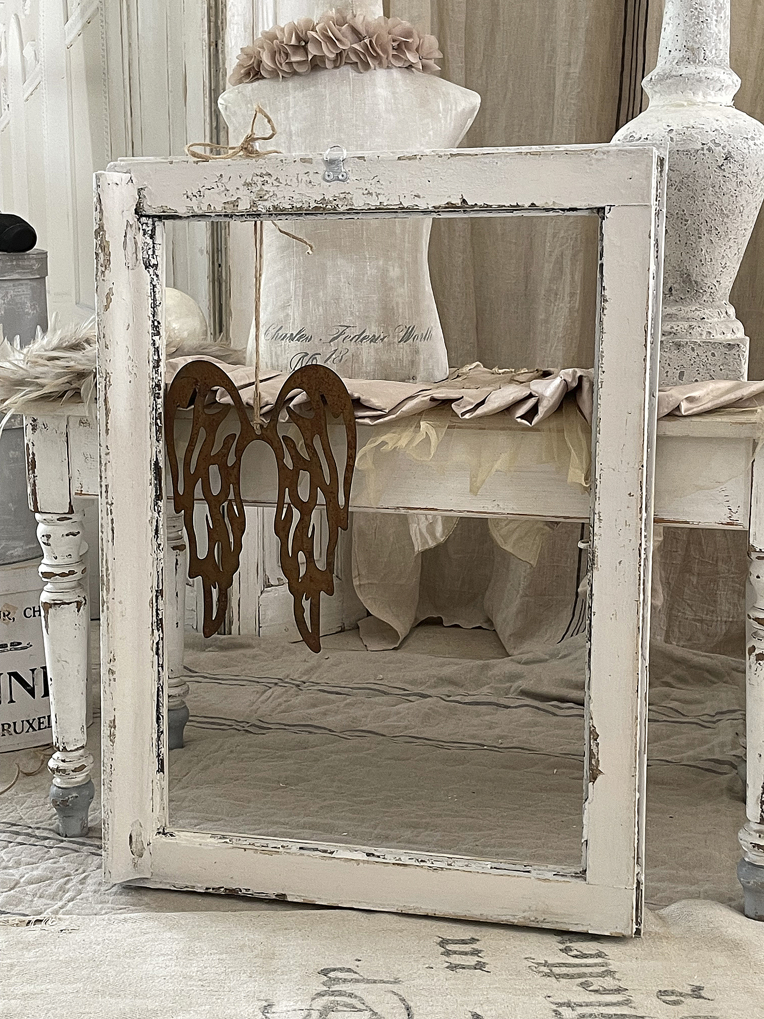 Alter Fensterflügel Shabby pur*** Alter Fensterflügel Shabby pur***