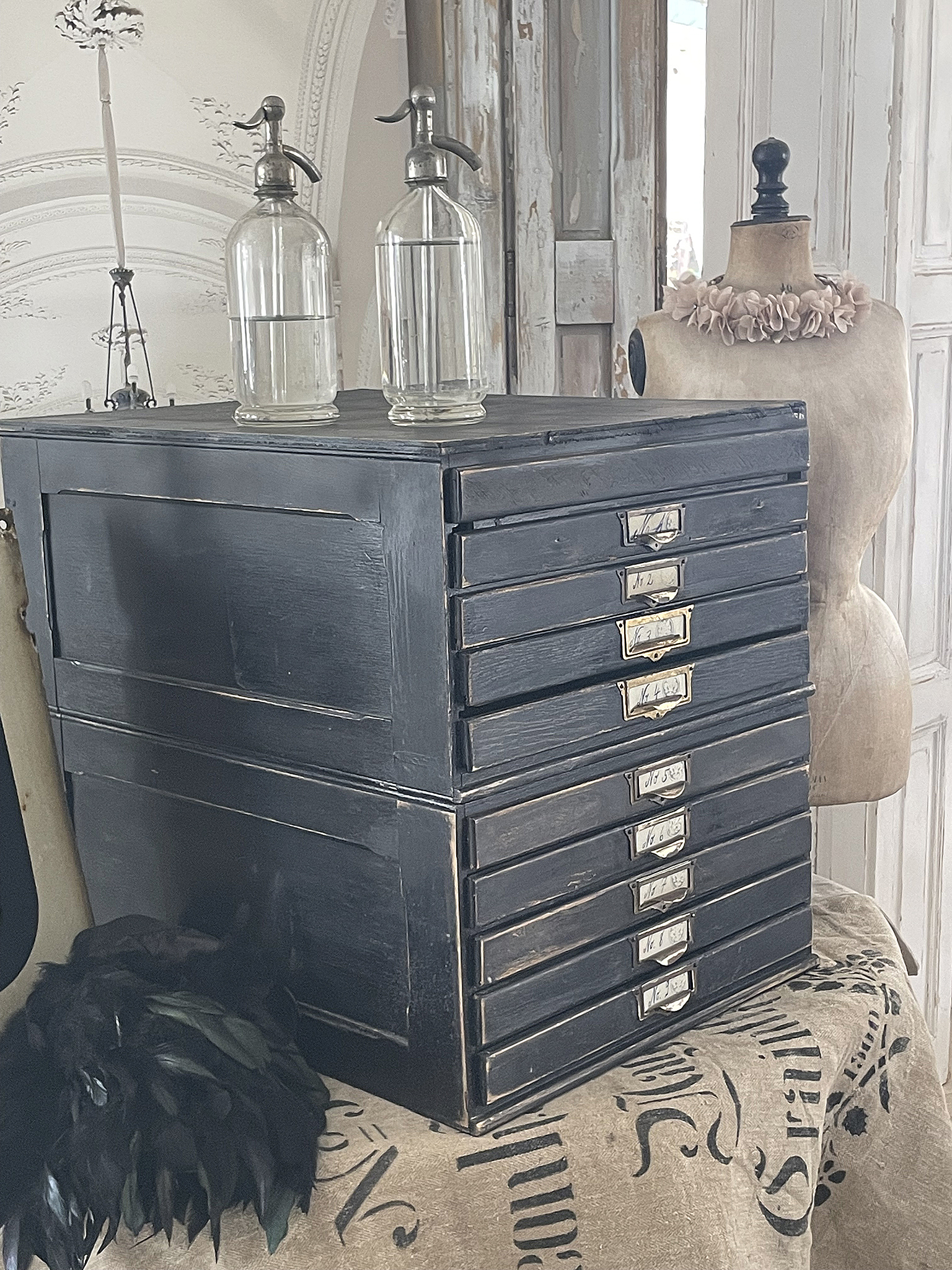 Antiker Planschrank Liebhaberstück***