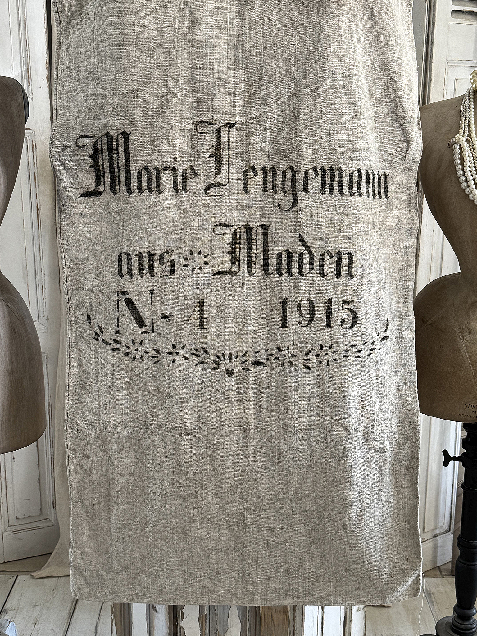 Antiker Mehlsack von 1915 – Nr. 4***