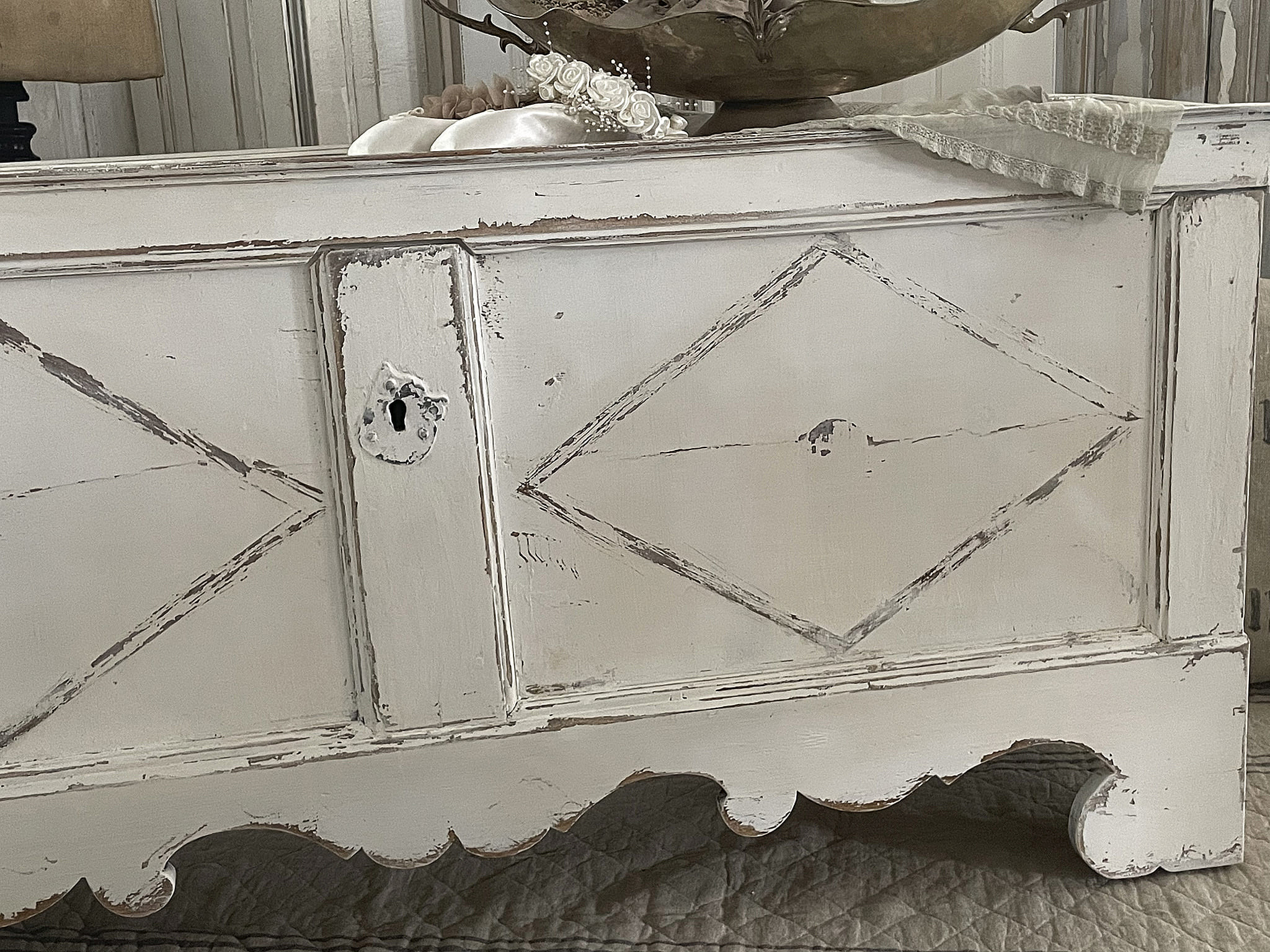 Antike XL Hochzeitstruhe Antike XL Hochzeitstruhe