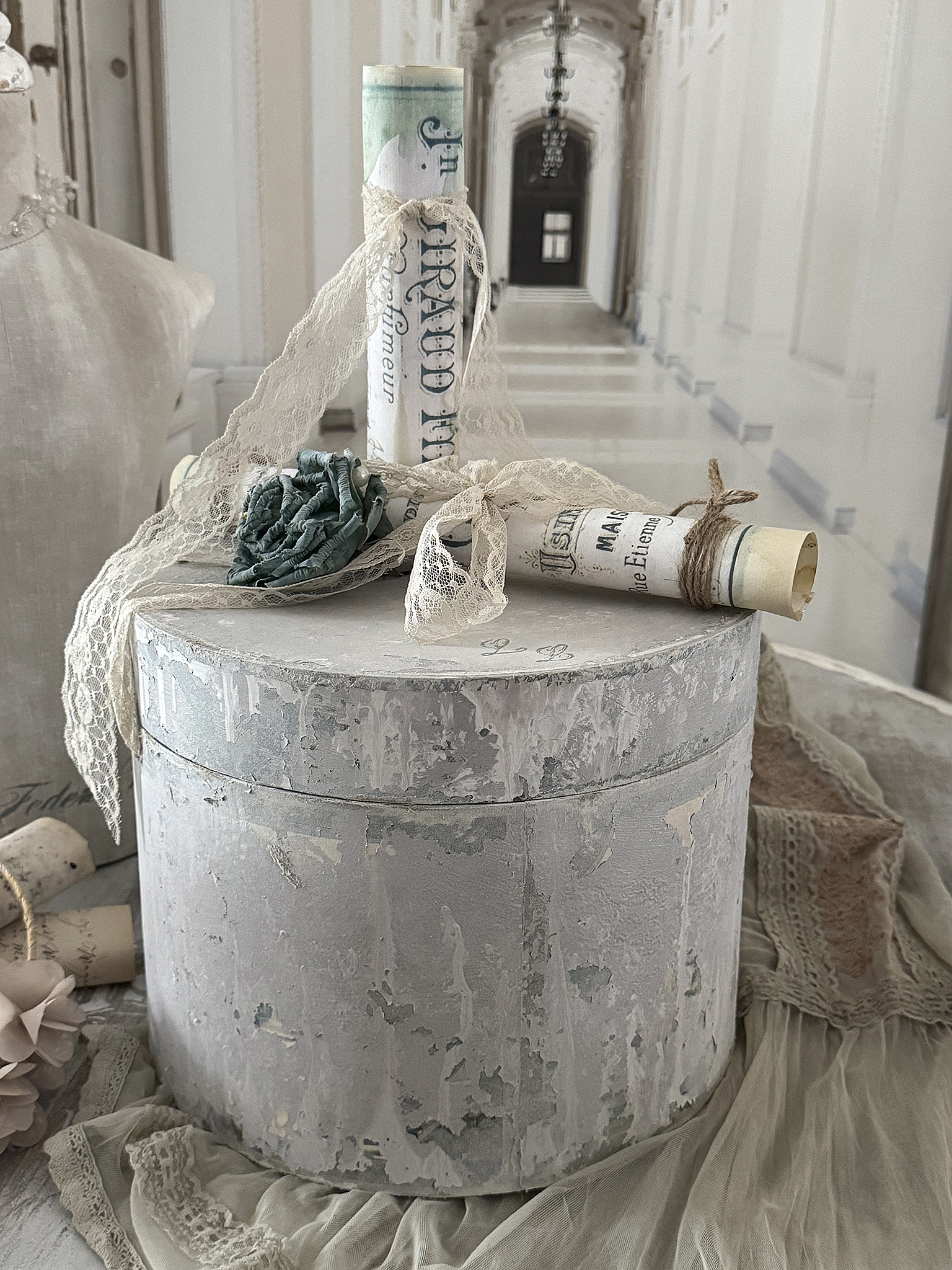 Charmante Hutschachtel mit Deko*** 