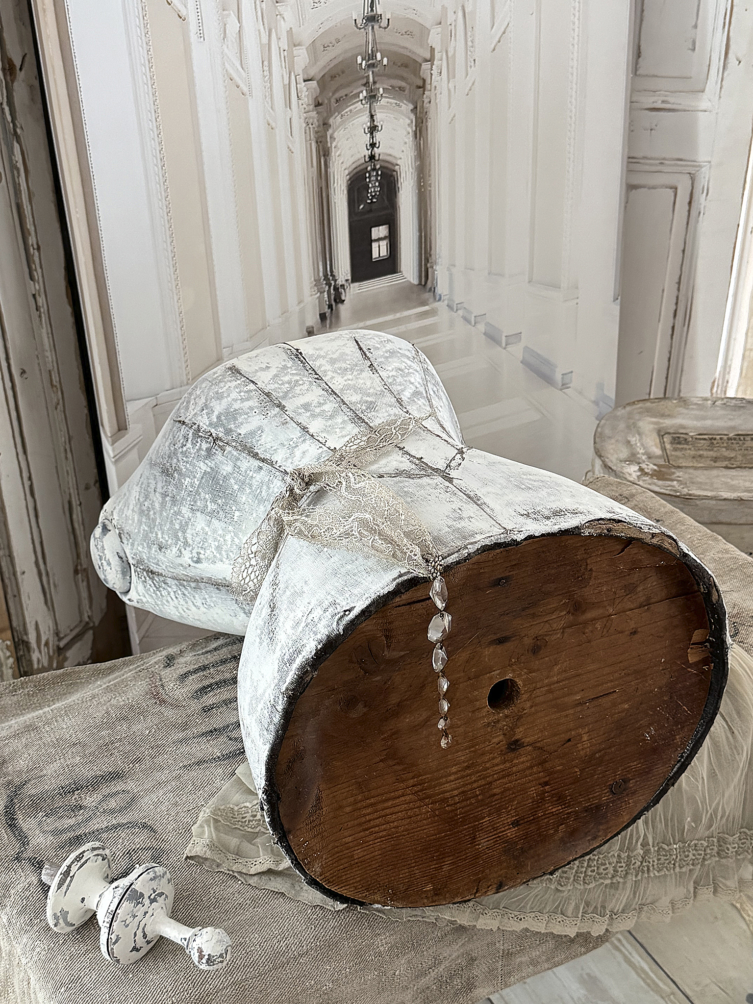  Antike Schneiderpuppe im Shabby-Chic – nostalgische Korsettbüste mit Vintage-Charme***