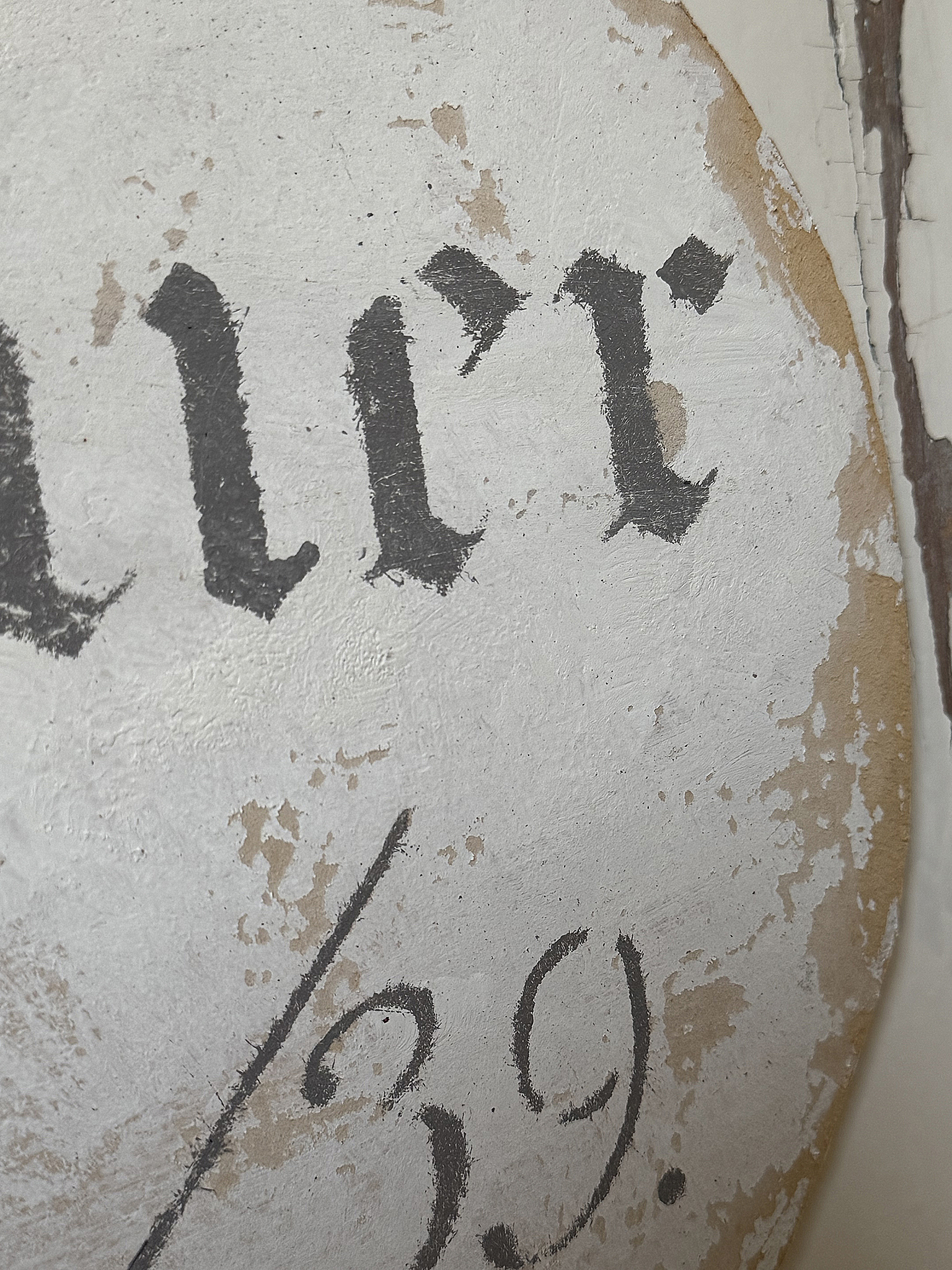 Altes ovales Pappbild im Vintage-Stil***