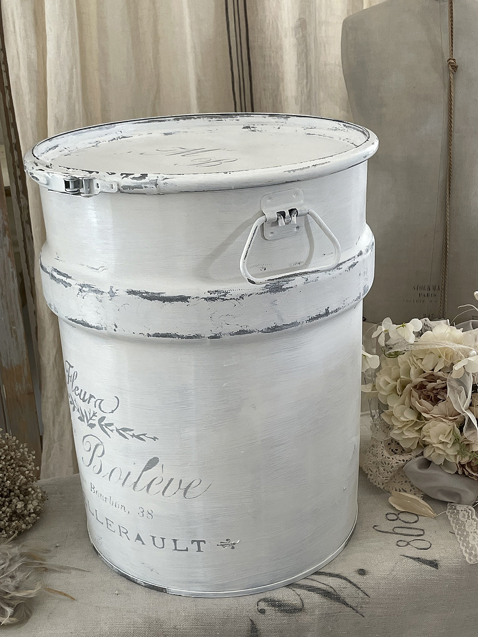Tonne aus Aluminium Fleura*** Tonne aus Aluminium Fleura***