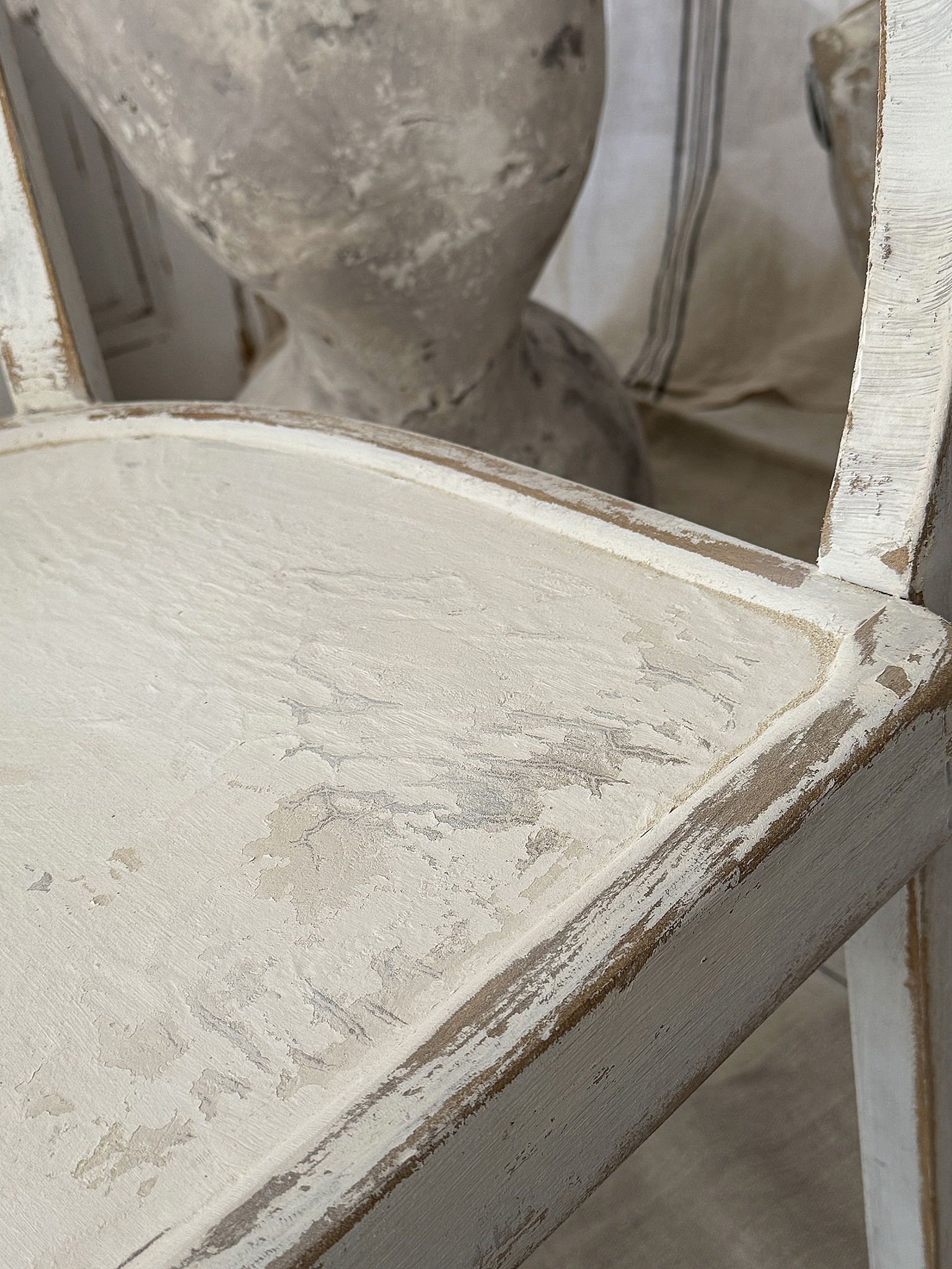 Original Bauhaus Armlehnstuhl – Shabby Chic im alten Originallack***