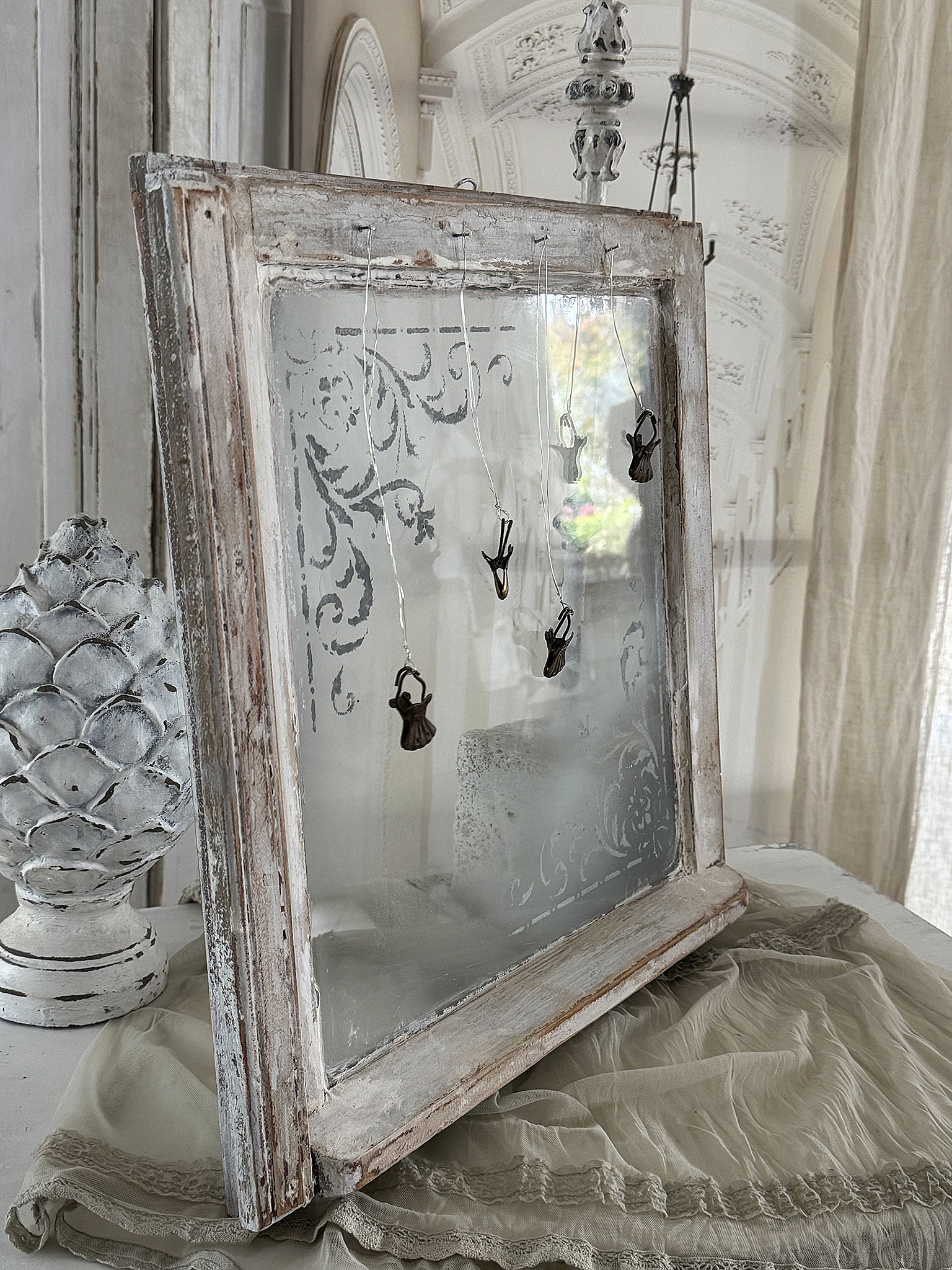 Kleines antikes Fenster – Memo-Board mit Charme*** Kleines antikes Fenster – Memo-Board mit Charme***