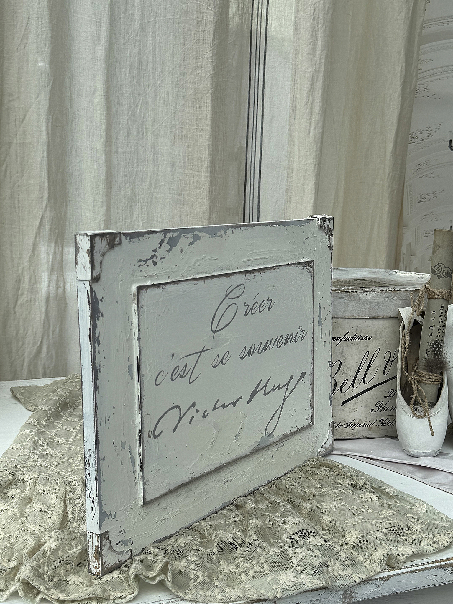 Altes Bild „Erinnern“ im Vintage-Stil***