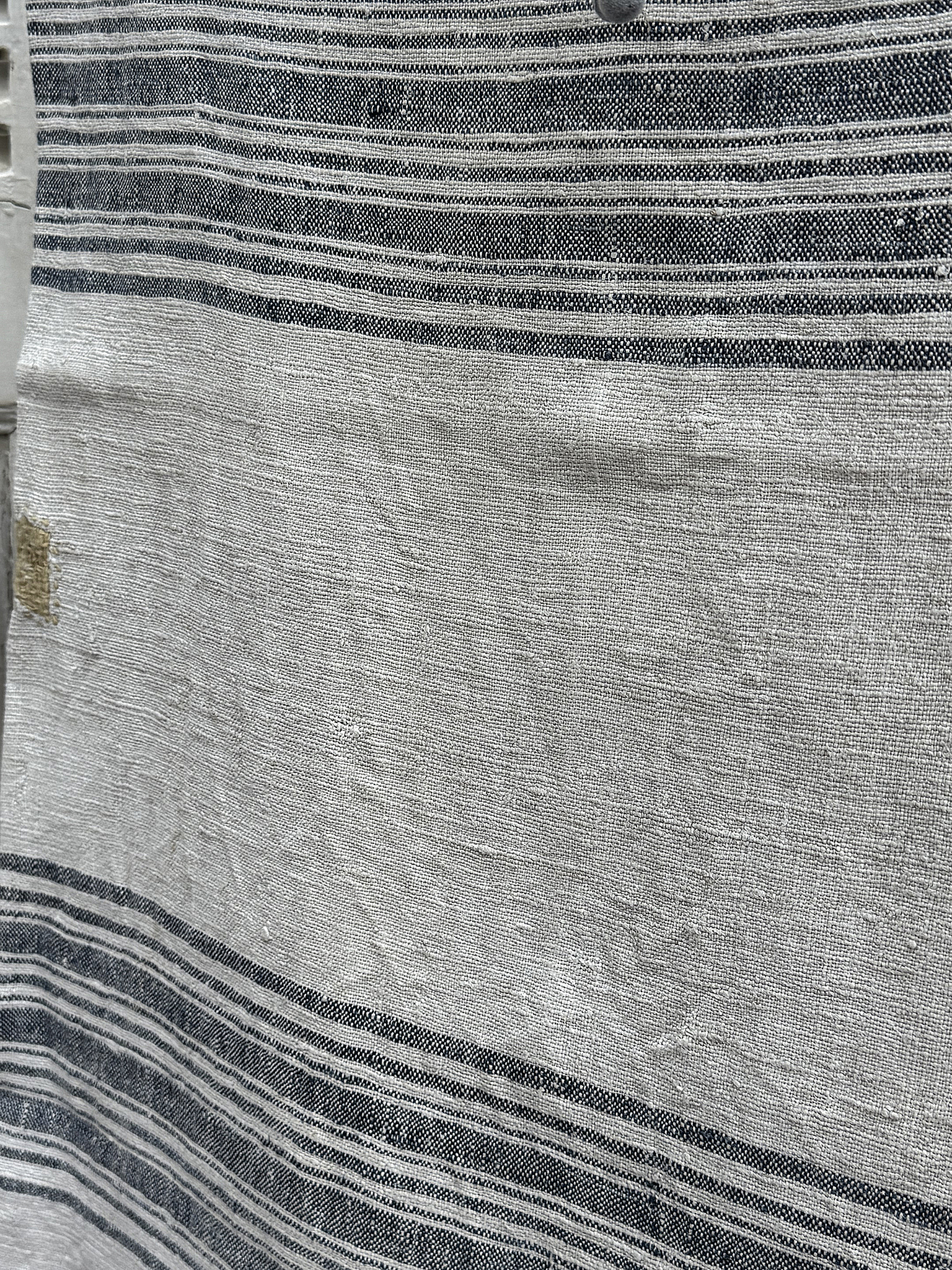 Schöner alter Leinensack mit breiten Streifen***