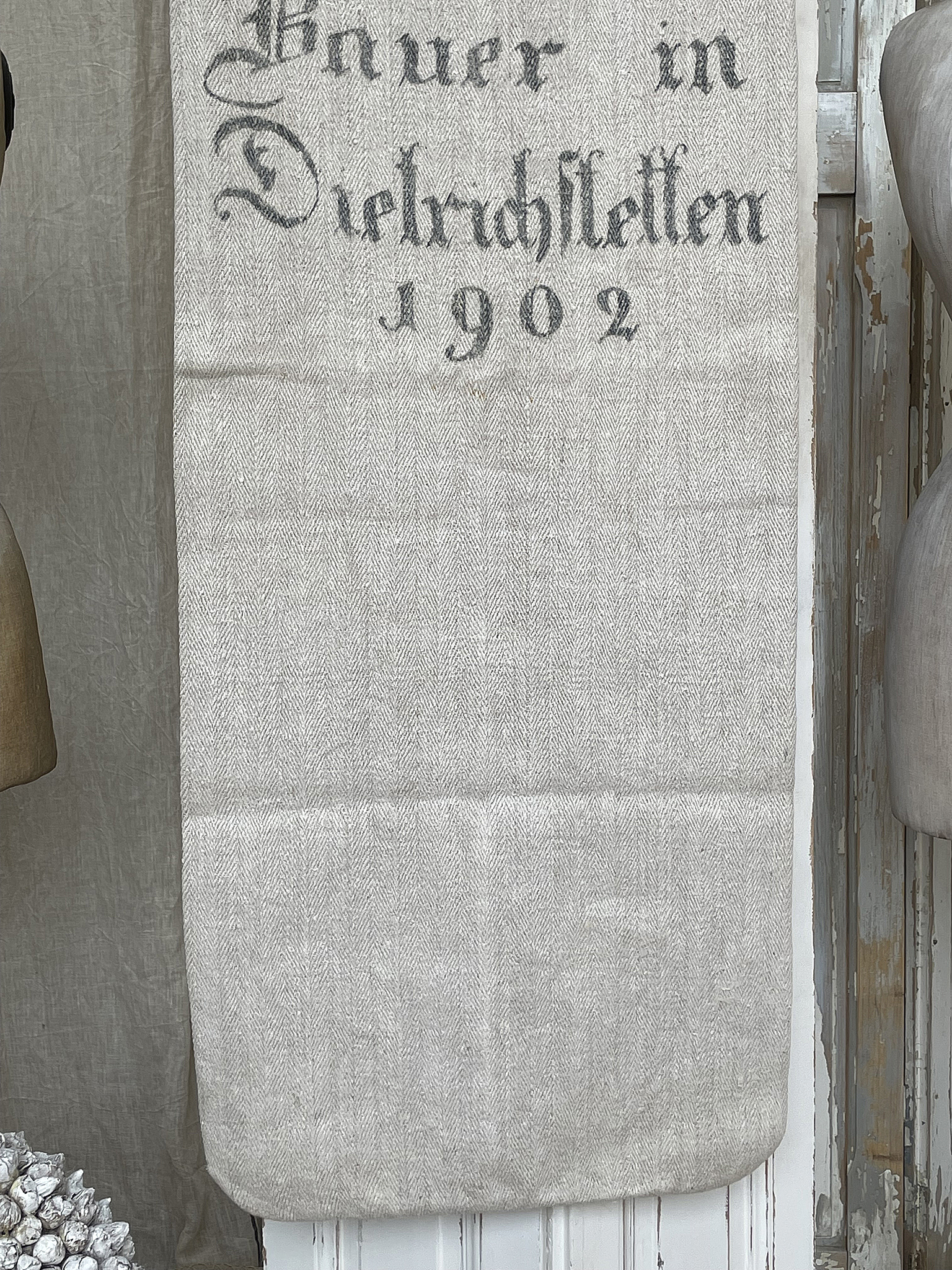 Antiker Leinensack/ Mehlsack 1902***
