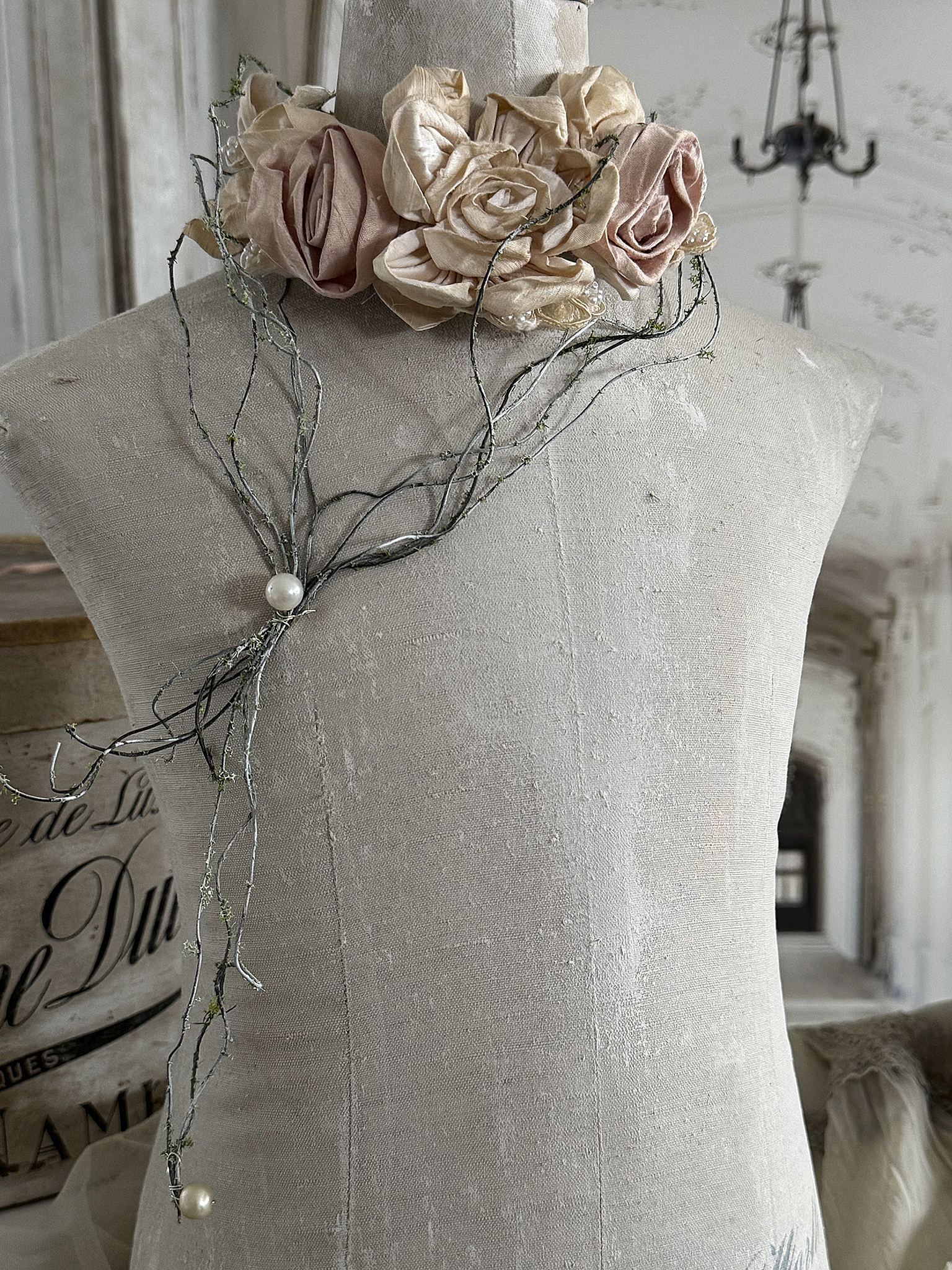 Antike romantische Schneiderpuppe / Torso Kind ***