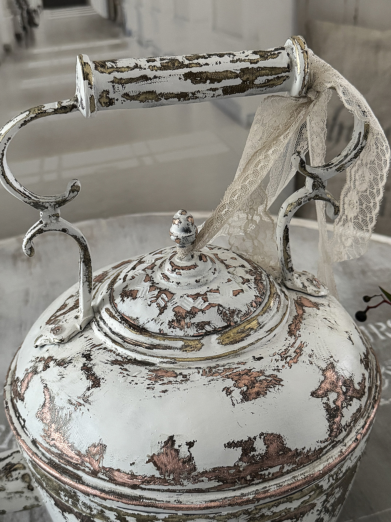  Alter Kessel im Shabby-Kleid***