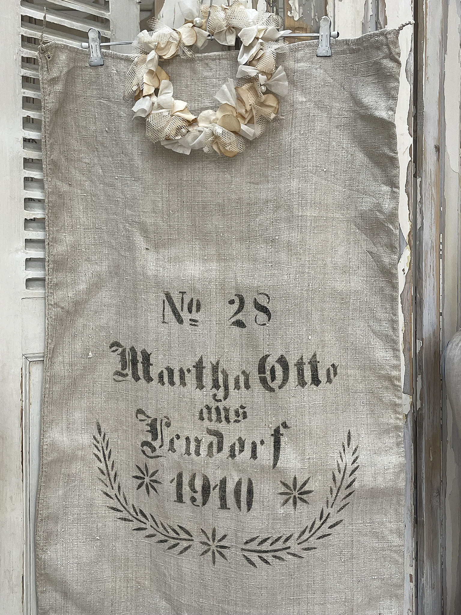 Antiker Leinensack/ Mehlsack 1910 No28***